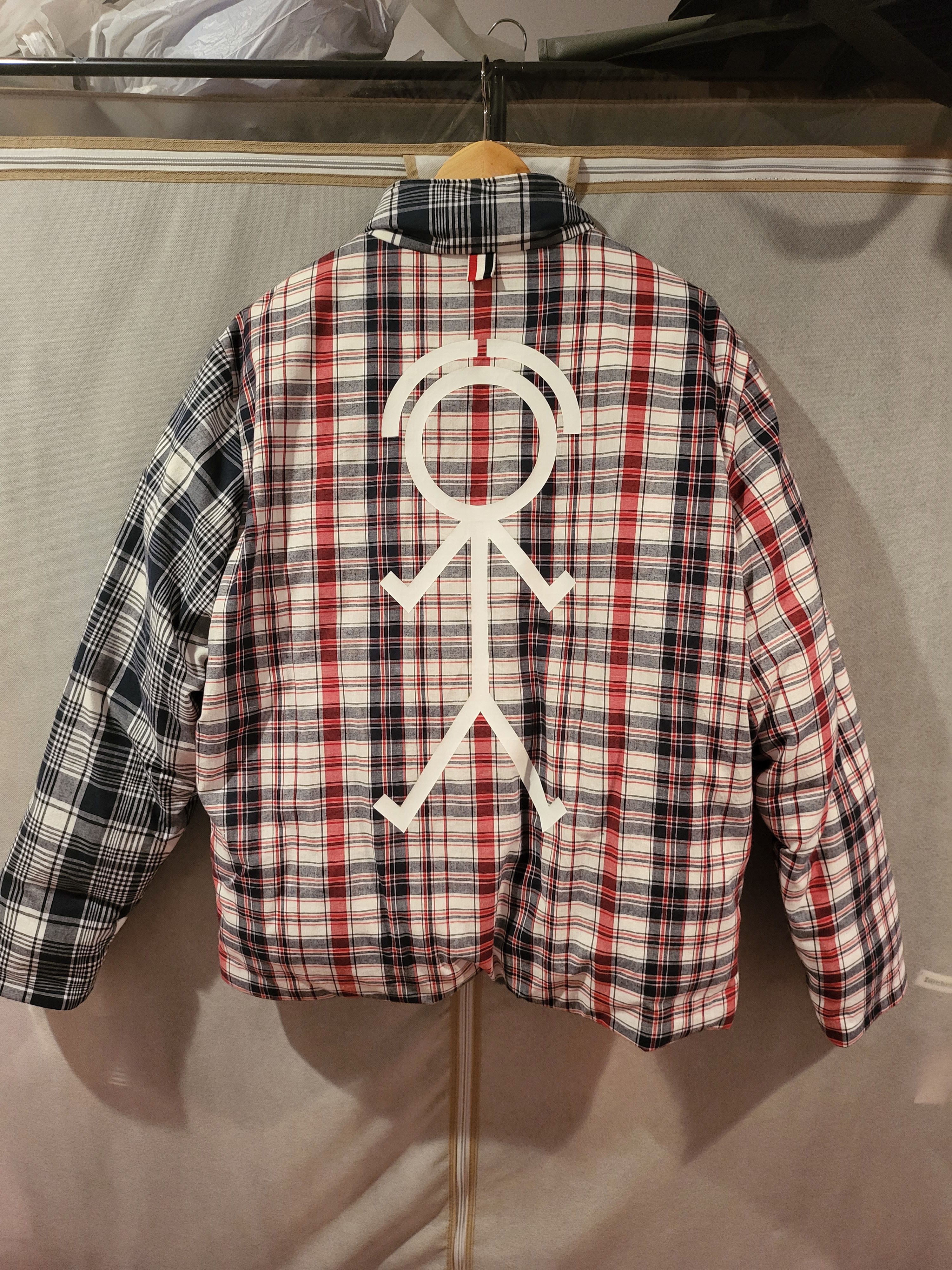 Thom Browne Mr. Thom Framis Down Jacket In Multicolor Funmix Print Size US M / EU 48-50 / 2 - 6 Thumbnail