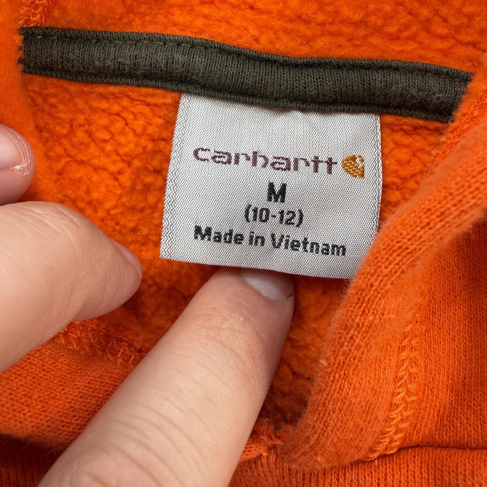 Carhartt Carhartt Youth Hoodie Orange Pullover Sweatshirt Kids M 10 Size US M / EU 48-50 / 2 - 4 Thumbnail