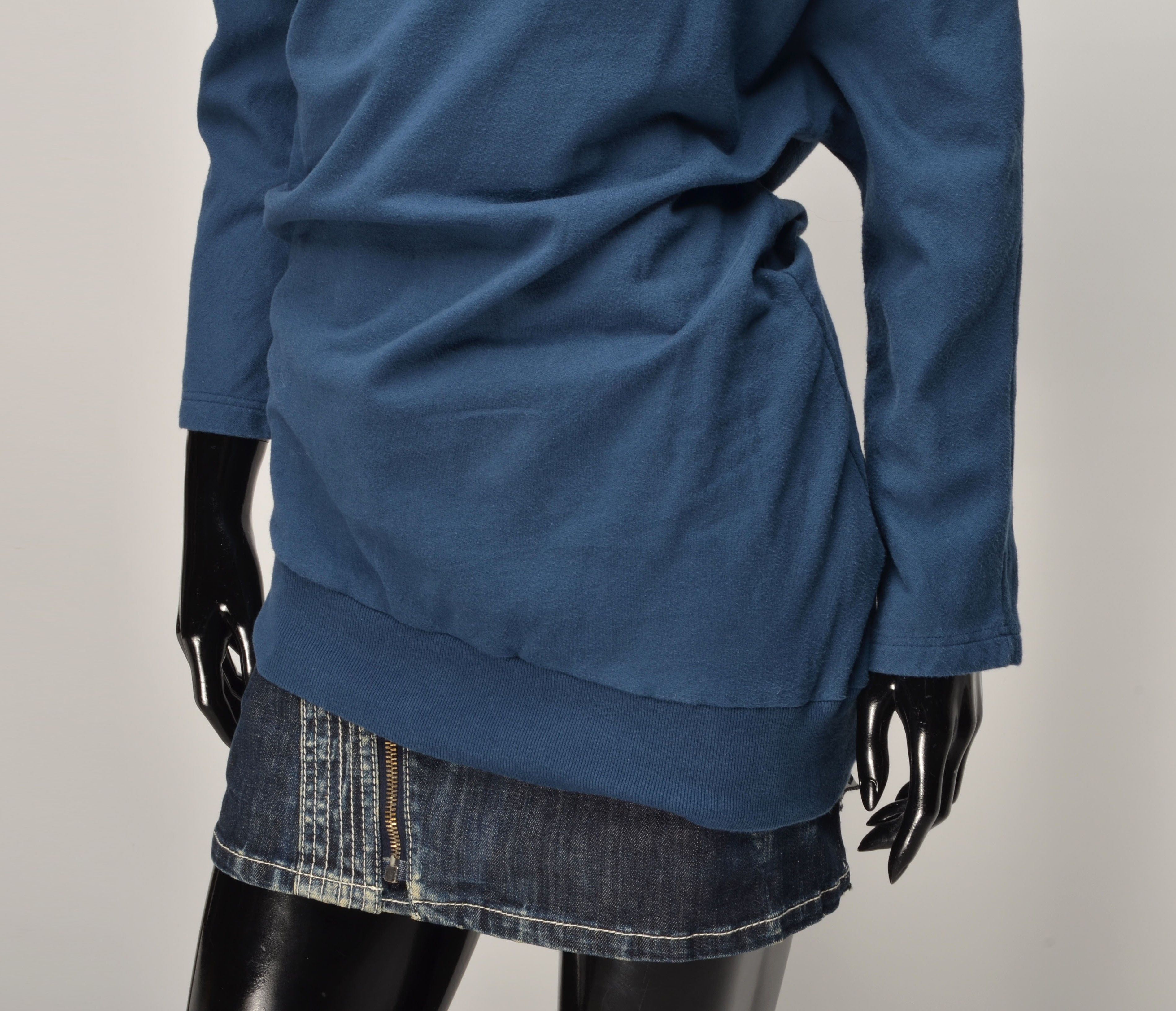 Dries Van Noten Women's Dries Van Noten Cotton Asymmetrical Avant Garde Top Size S / US 4 / IT 40 - 3 Thumbnail