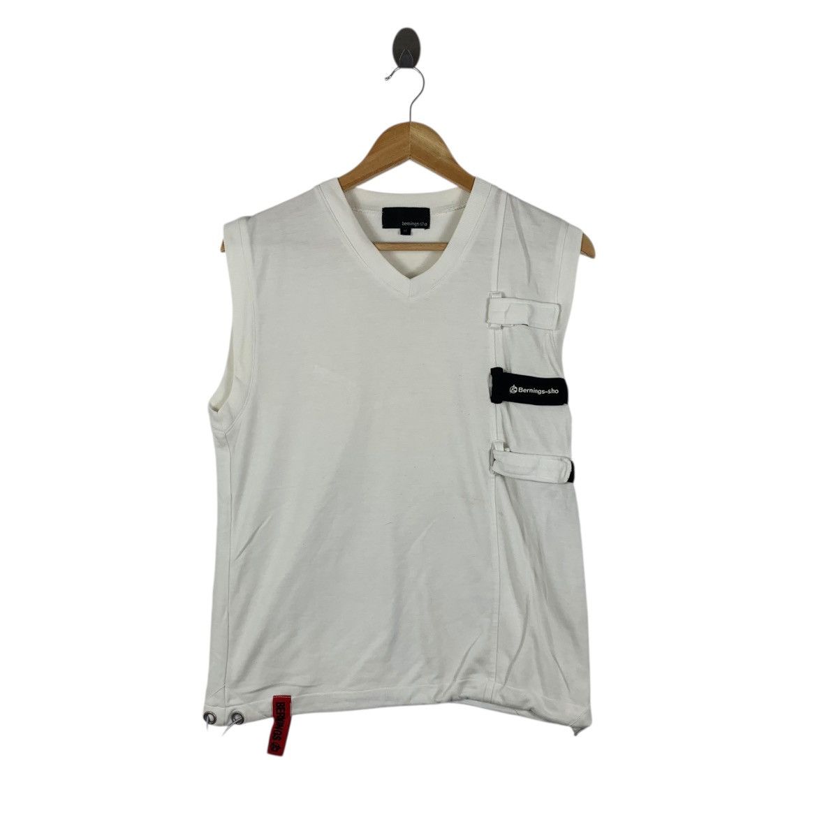BERNINGS SHO BERNINGS SHO JAPAN Survival Punk Tank Top Tee Shirt V Neck Size M / US 6-8 / IT 42-44 - 3 Thumbnail
