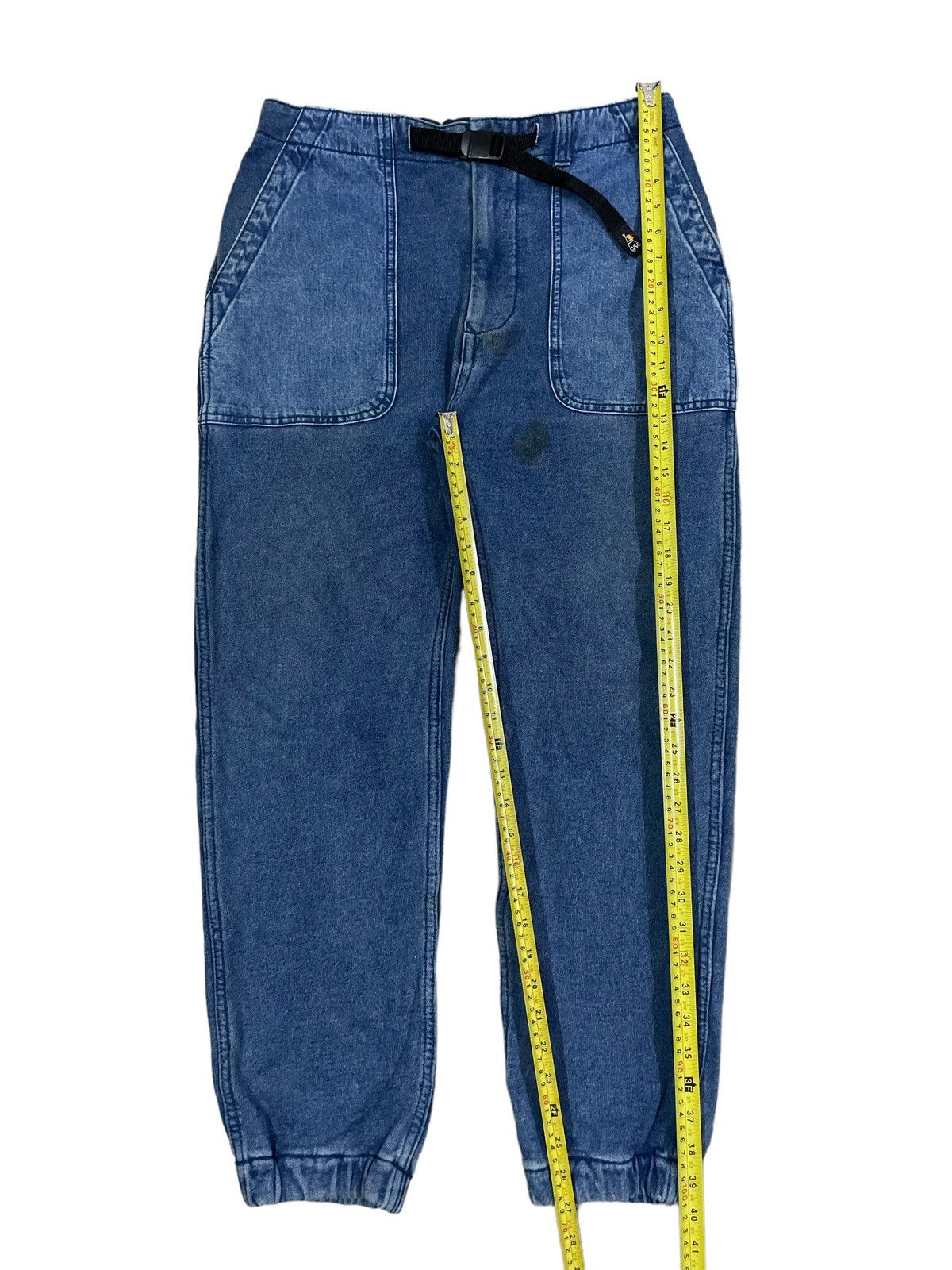 go slow caravan Go Slow Caravan Street Gorpcore Denim Jogger Pants Size US 31 - 12 Thumbnail