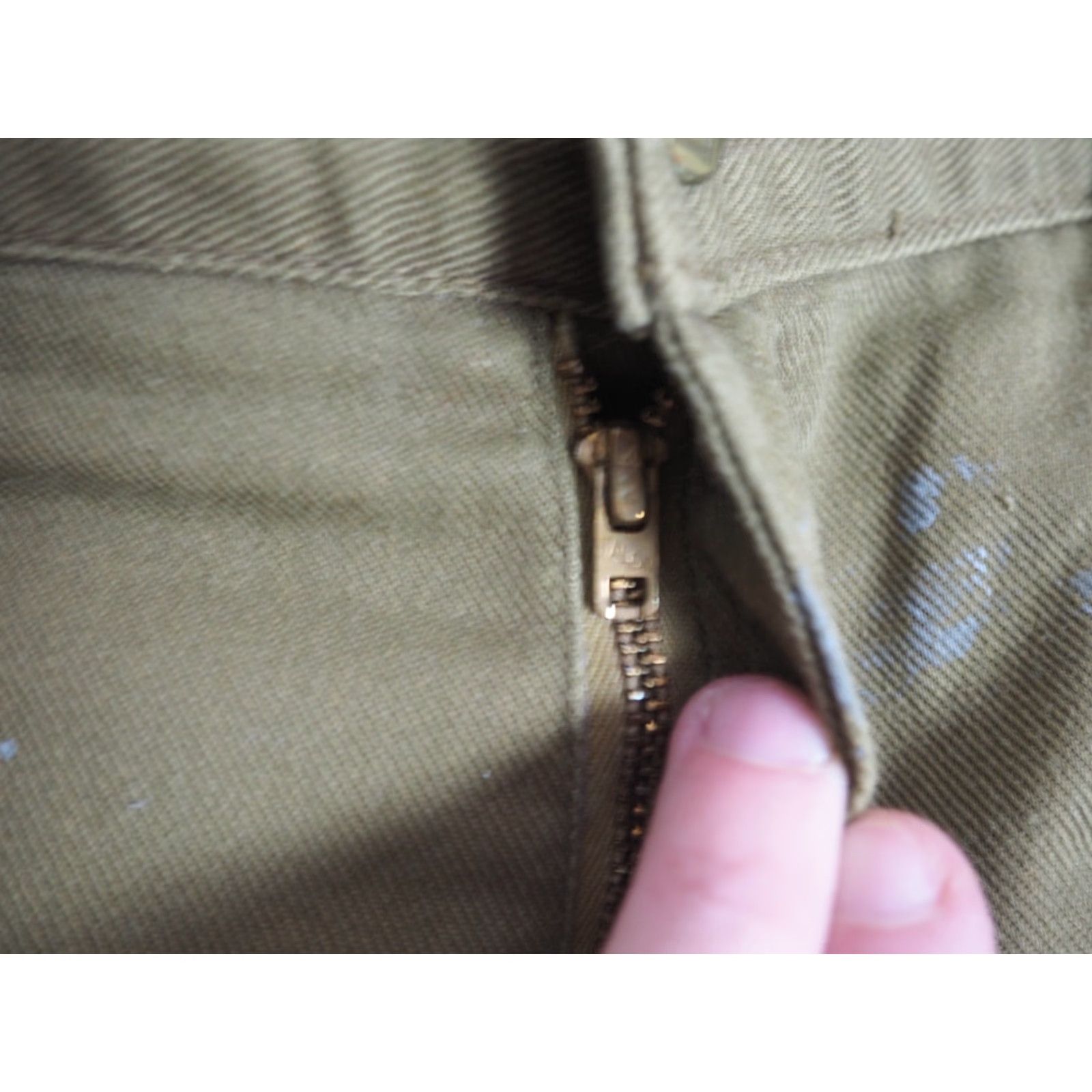 Lee **VTG 60s Lee Riders Serge Brown Twill USA Made Faded Mens Work Pants** User: VTG 60s Lee Riders Serge Brown Twill USA Made Faded Mens Work Pants Size US 36 / EU 52 - 6 Thumbnail