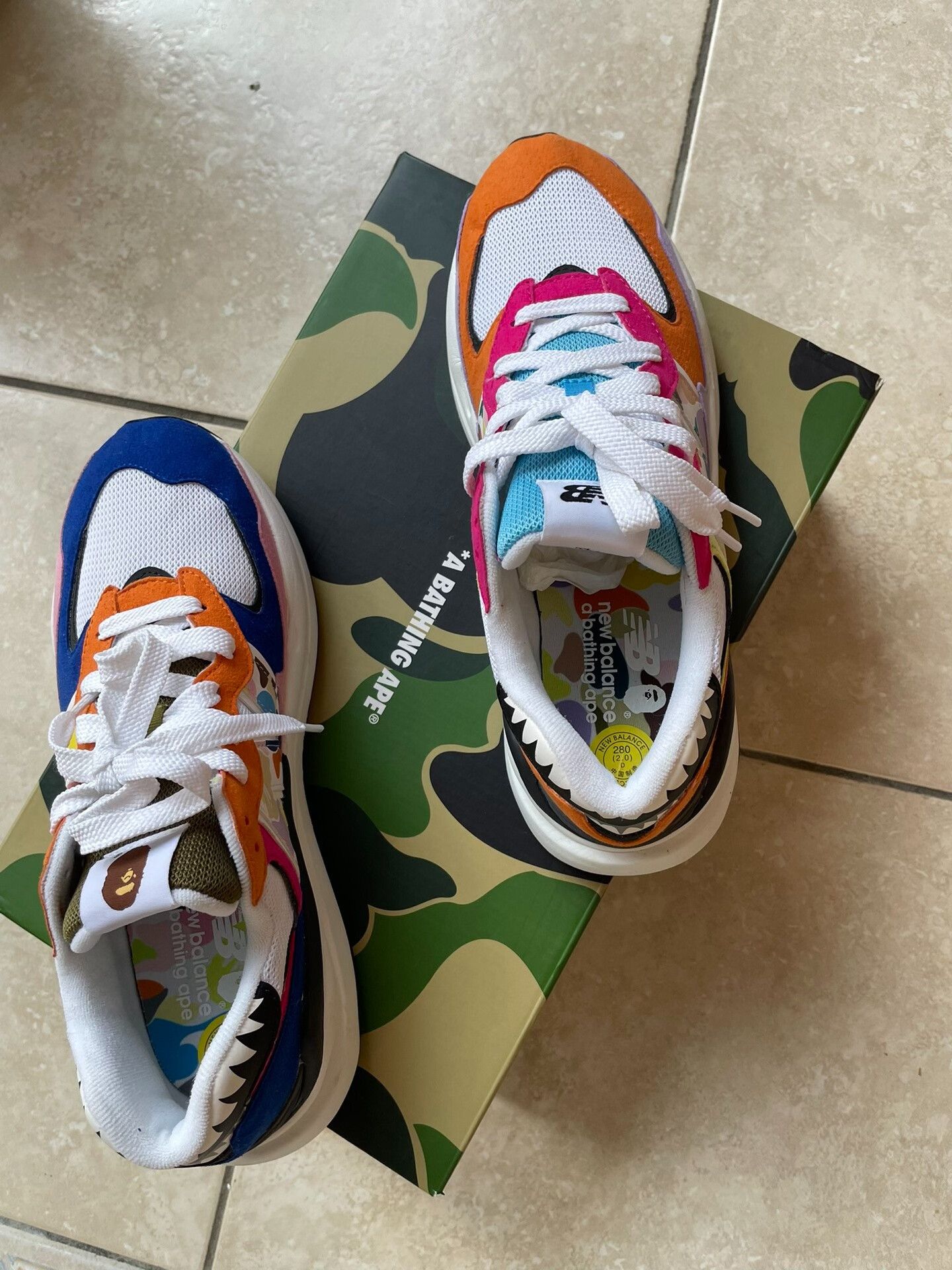 Bape x New Balance 5740 Men's Shoes