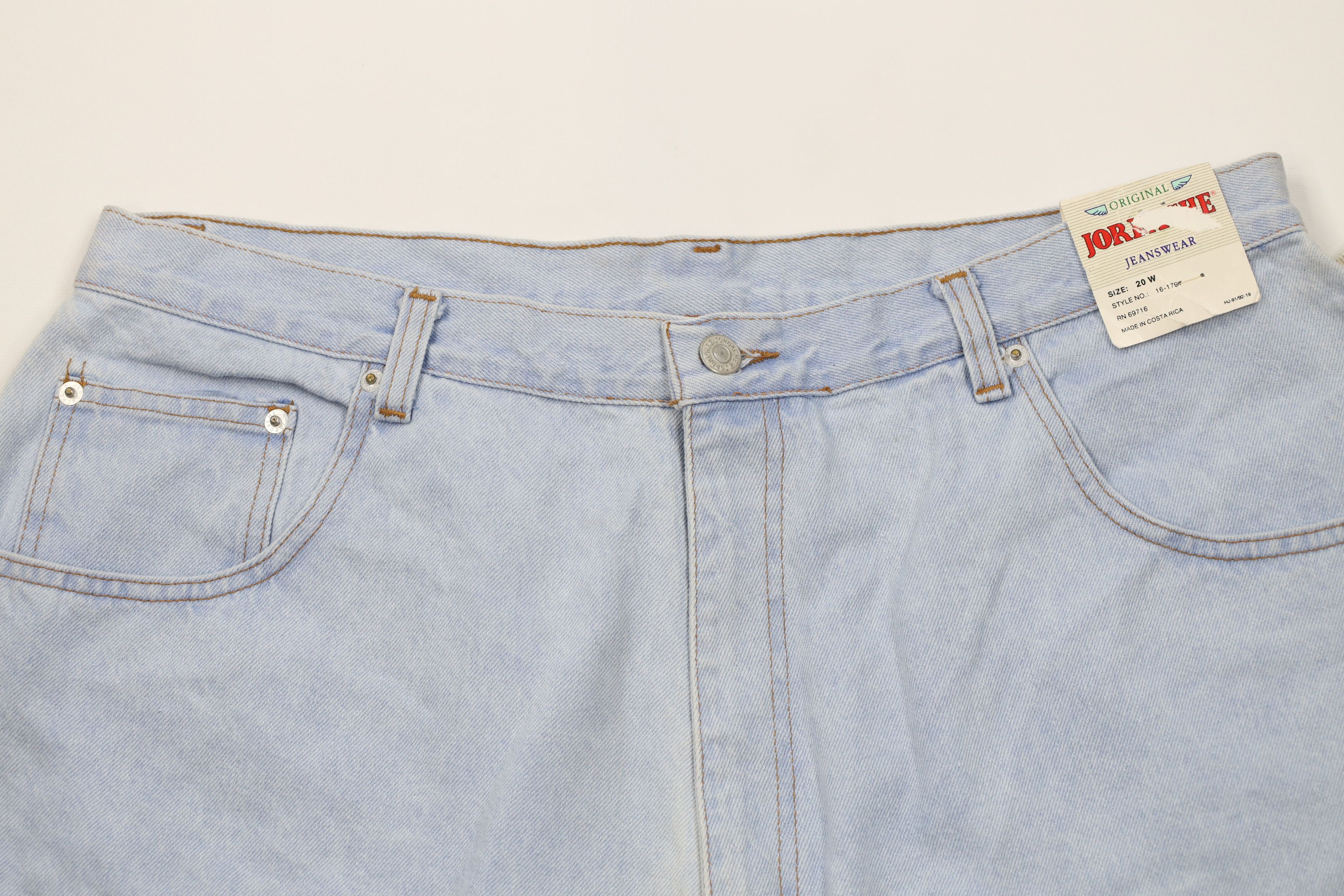 Vintage Deadstock Vintage 90s Streetwear Fit Denim Jean Shorts Jorts Size 42" / US 20 - 2 Thumbnail