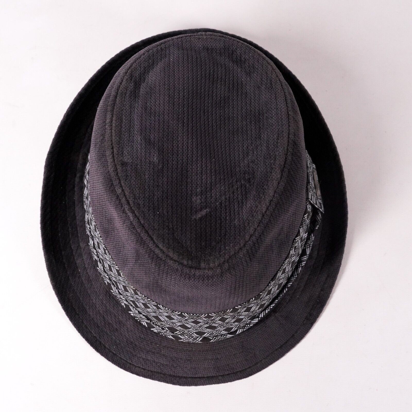 Other DPG Fedora Hipster Hip Hop Corduroy Hat Velvet Cap Gray Size ONE SIZE - 5 Thumbnail
