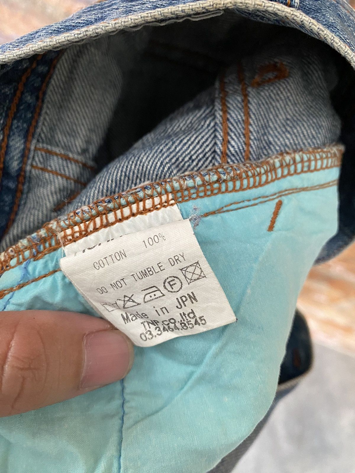 Lad Musician 2000s Nonactive Distressed Dirty Whisker selvedge denim Size US 31 - 22 Thumbnail