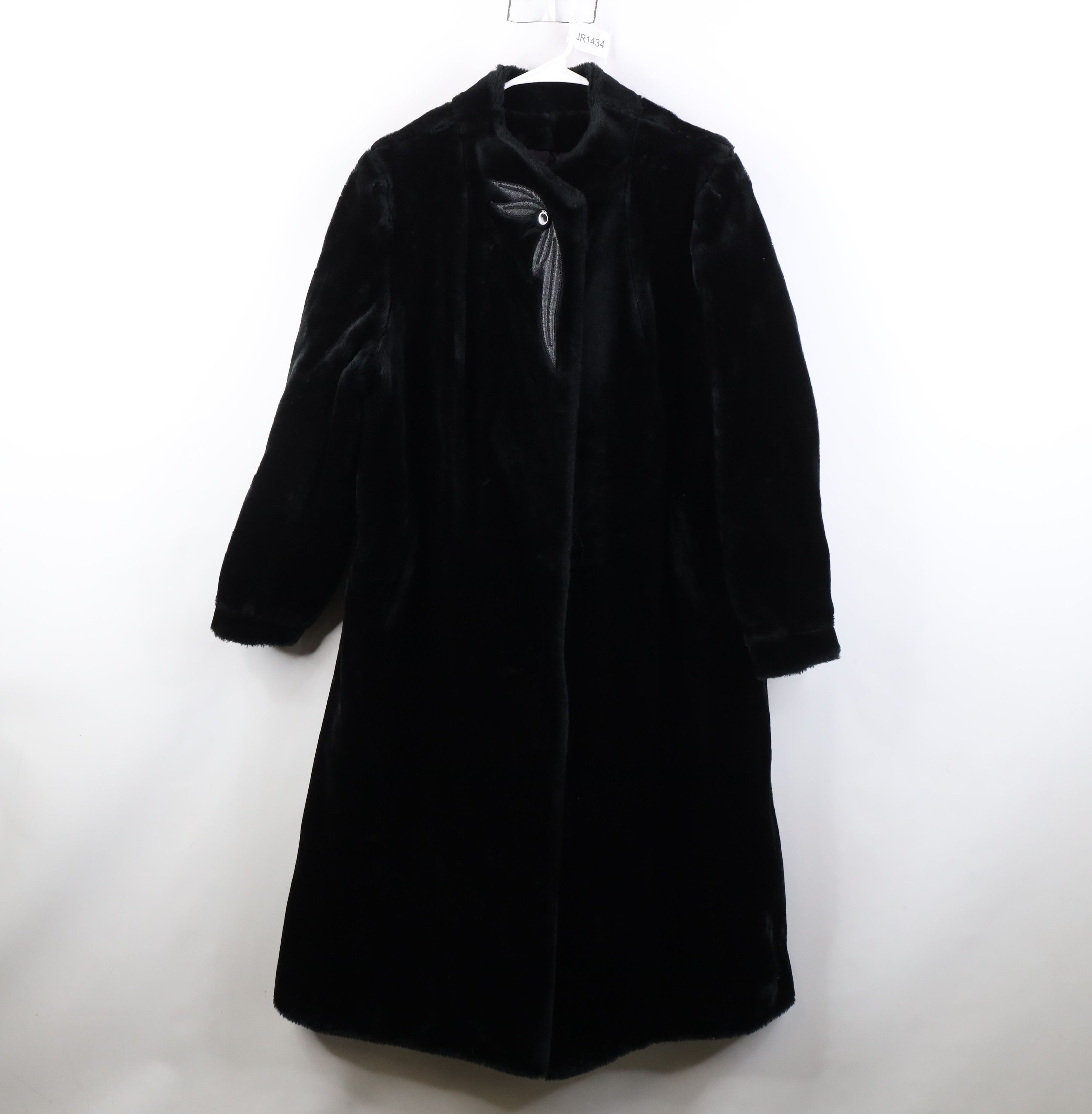 Vintage Vintage 80s 90s Streetwear Faux Fur Jacket Coat Black USA Size XL / US 12-14 / IT 48-50 - 1 Thumbnail