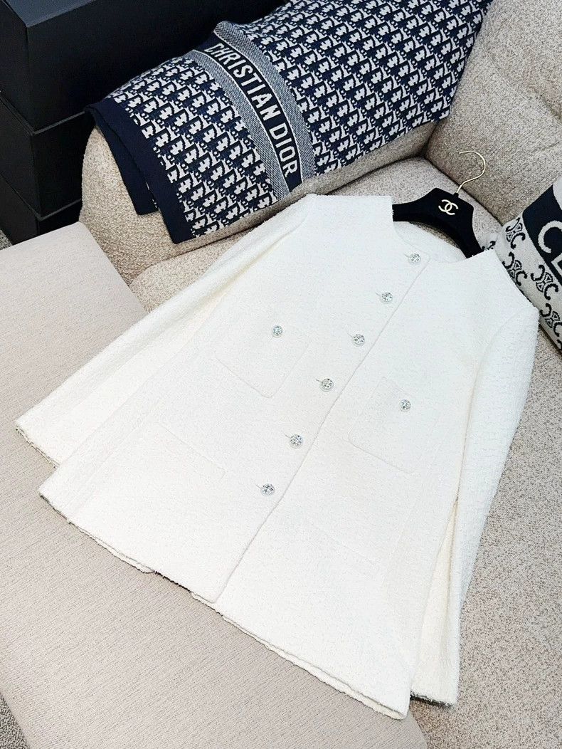 Chanel Chanel 23S spring and summer white classic round-neck whit Size XS / US 0-2 / IT 36-38 - 2 Thumbnail