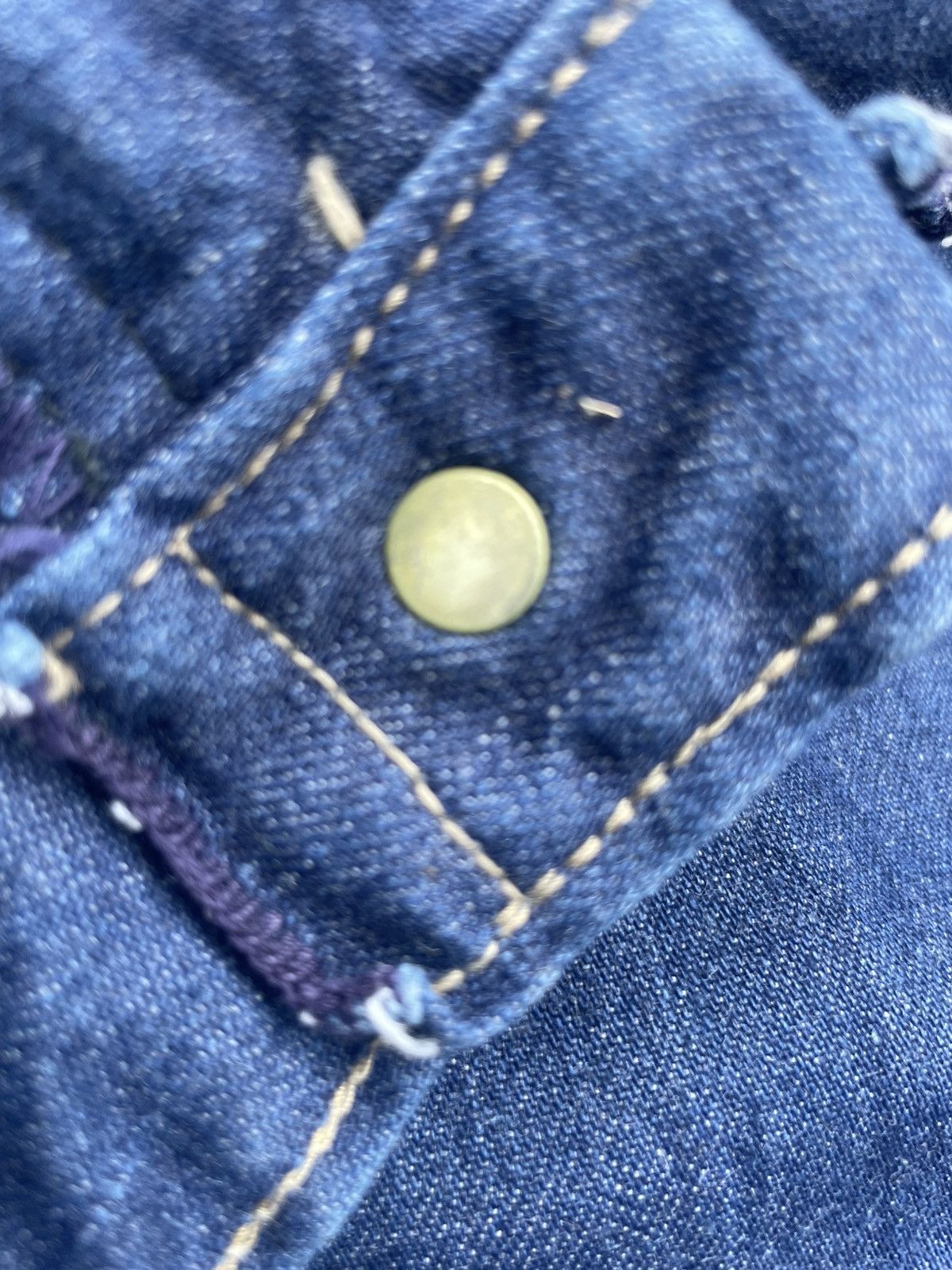 Other Vintage 70’s Unknown Flare Jeans Size US 28 / EU 44 - 16 Thumbnail