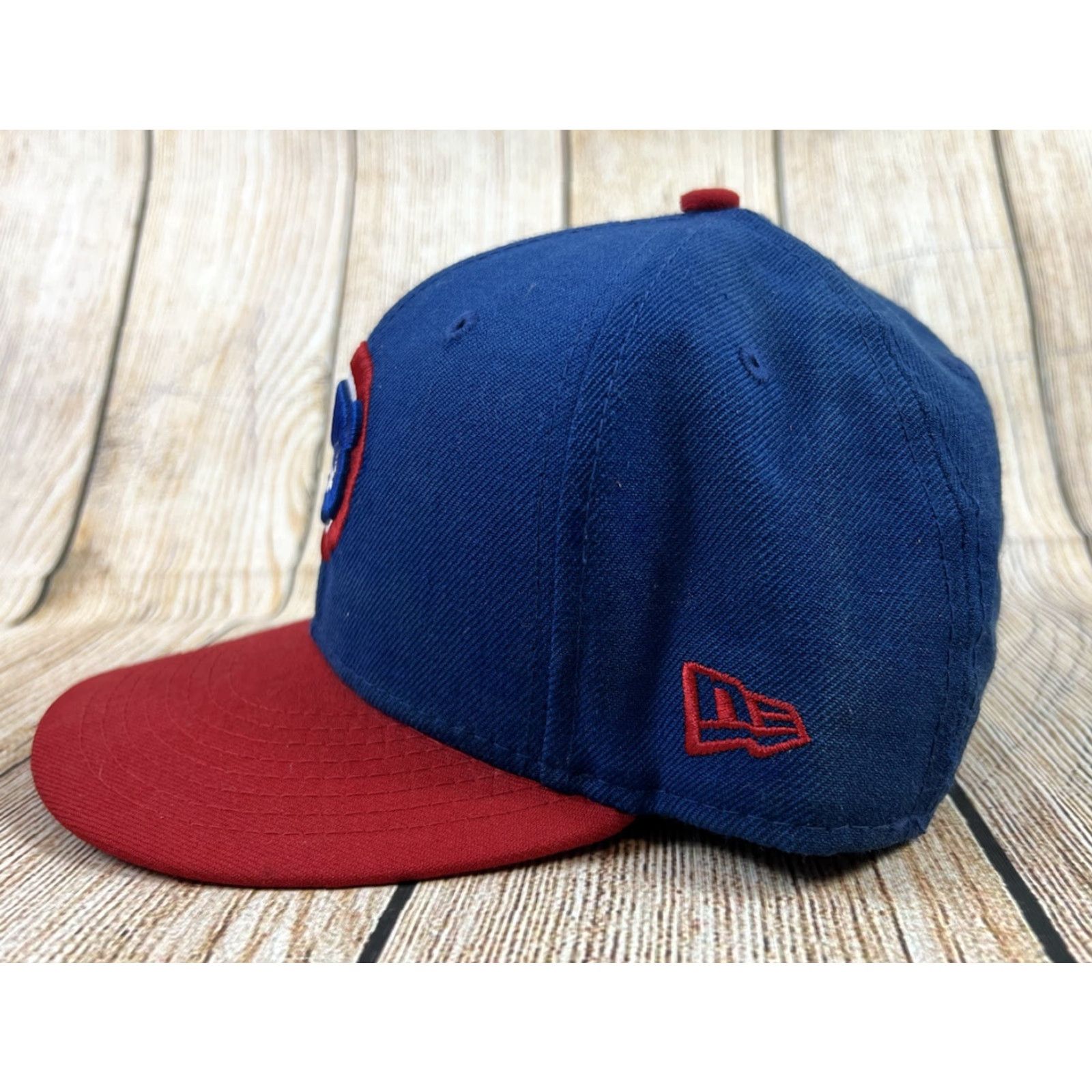 New Era New Era Chicago Cubs Cooperstown 59FIFTY Fitted Hat Cap Blue Size 7 1/2 Men Wool 100% Vintage No Guys Size ONE SIZE - 3 Thumbnail