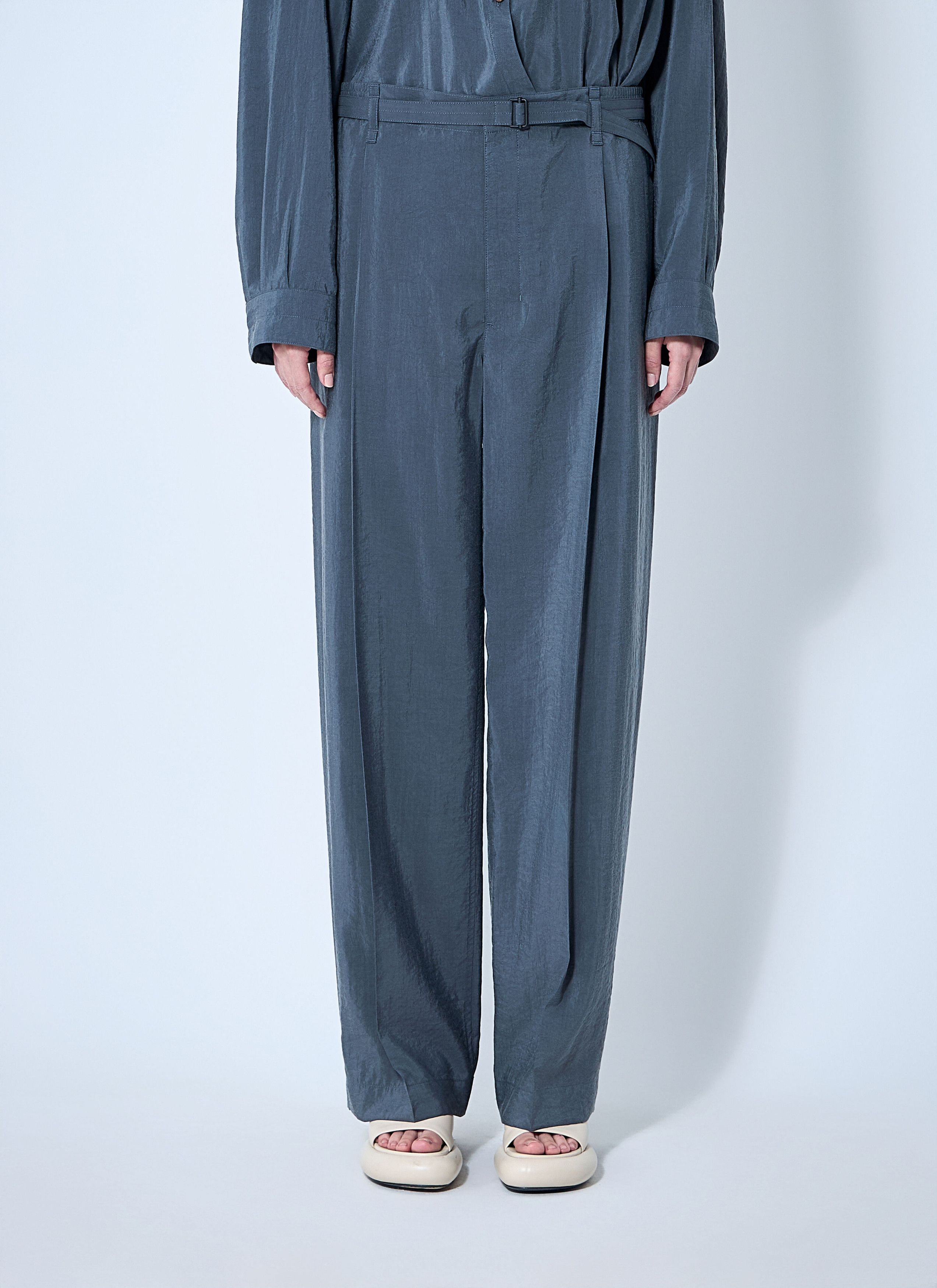 ボトムスその他 LEMAIRE Women Pants PA1181 LF1365 BK999 BLACK Black Tapered Pants | LEMAIRE