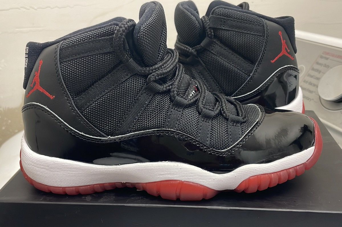 Jordan Brand Air Jordan 11 Retro GS 'Bred' 2019 US Youth’s Size 4.5 Size US 4.5 / IT 34.5 - 9 Thumbnail