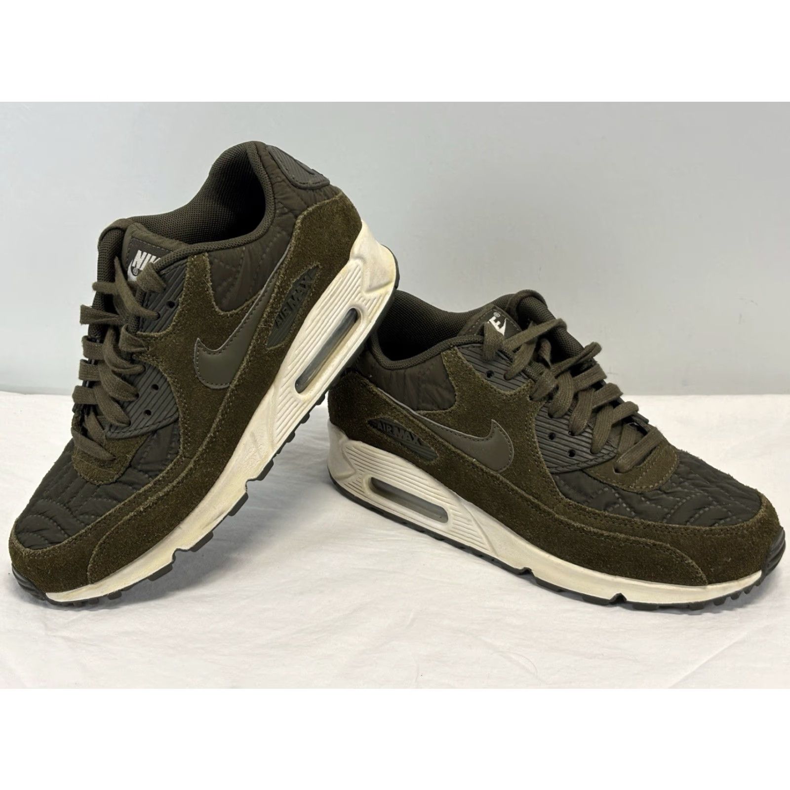 Nike Nike Air Max 90 Classic Sneaker Women Size 7.5 Olive Brown Rare Size US 7.5 / IT 37.5 - 2 Thumbnail