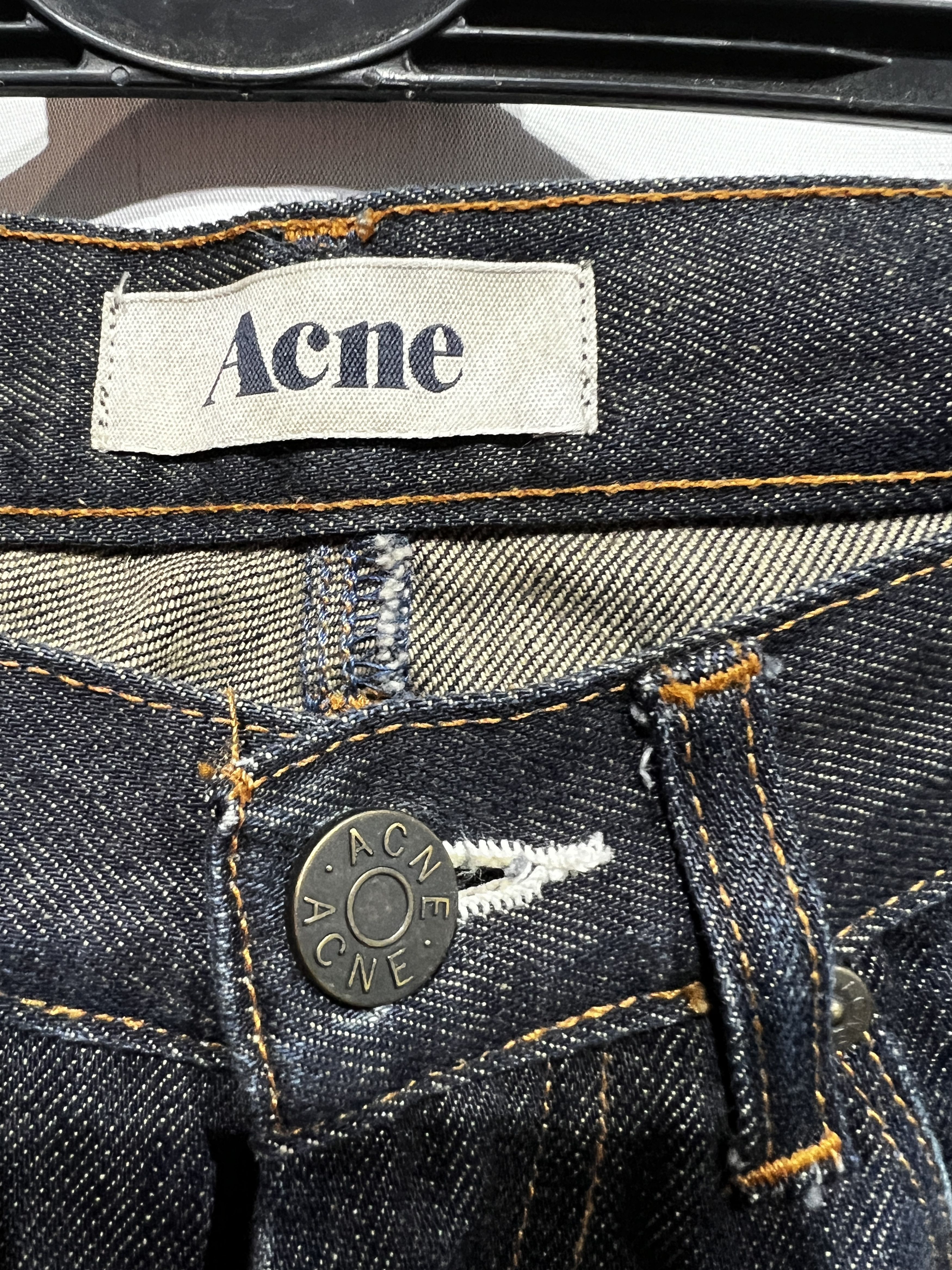 Acne Studios Acne Studios Max Raw Denim Jeans Size 29 Size US 29 - 4 Thumbnail