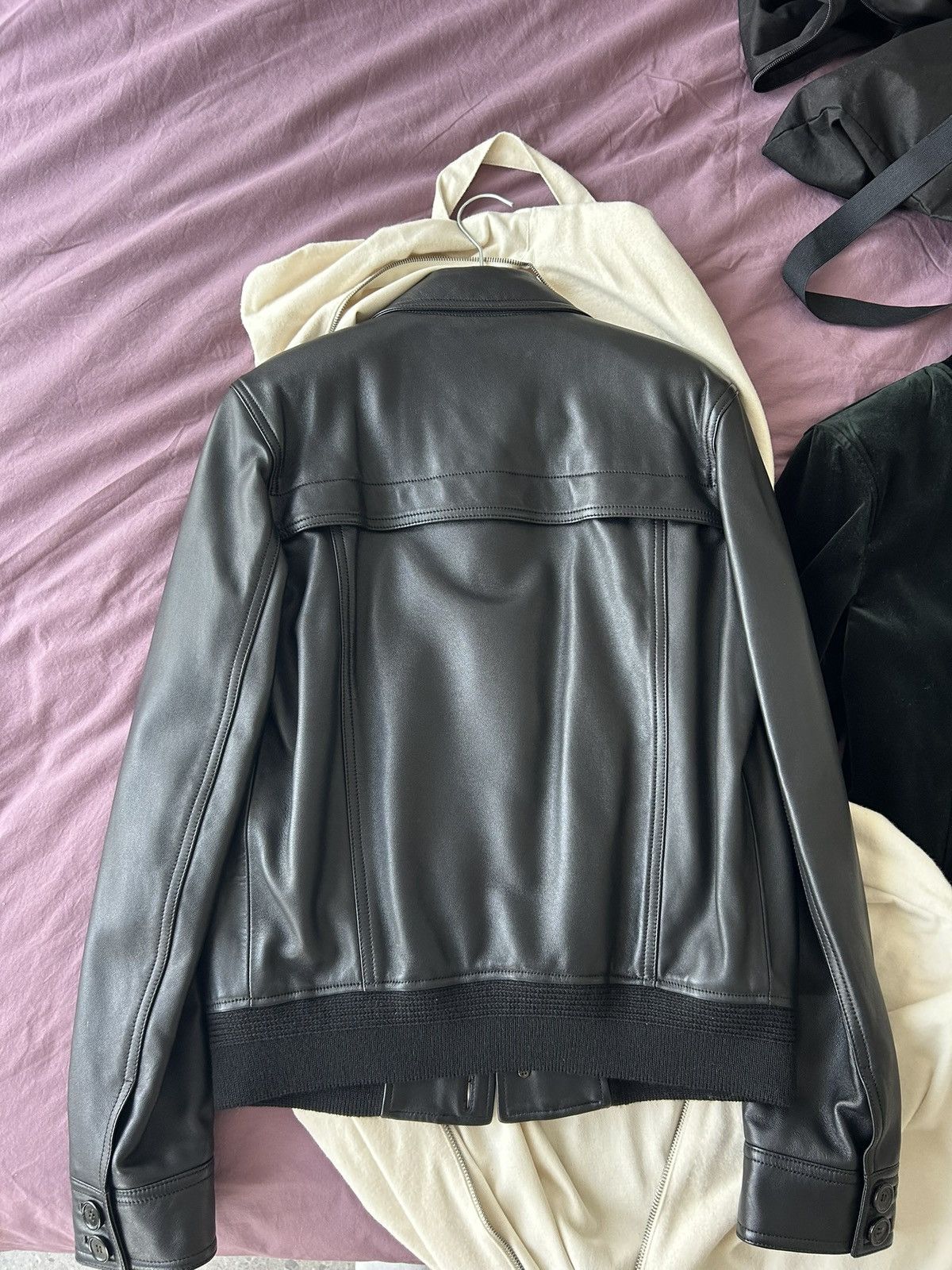 Saint Laurent Paris Leather Bomber YSL Size US S / EU 44-46 / 1 - 5 Thumbnail