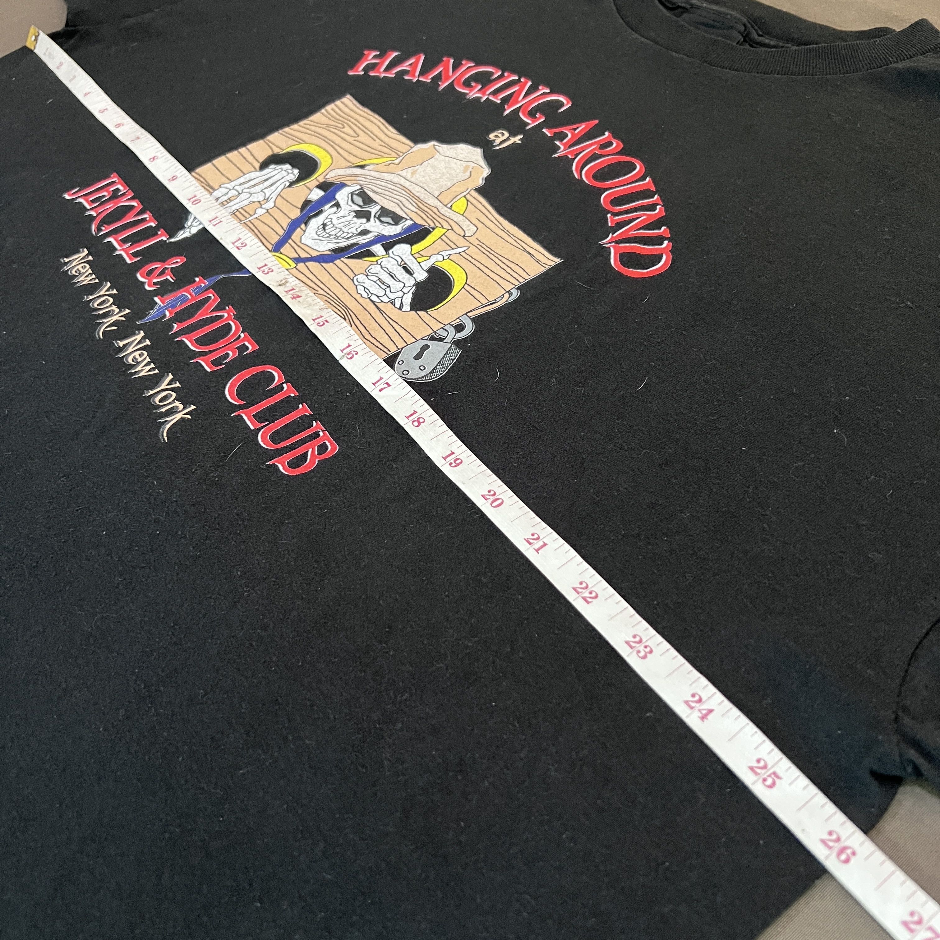 Expert Horror × Vintage Vintage 90s Eerie World Jeykyll And Hyde Club Promo Tee 2XL Size US XXL / EU 58 / 5 - 7 Thumbnail