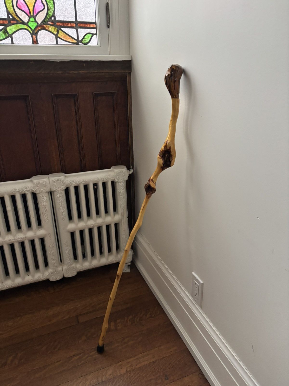 Vintage × Wood Wood Vintage Driftwood Walking Stick Stick Nation Cane Artisan Size ONE SIZE - 12 Thumbnail