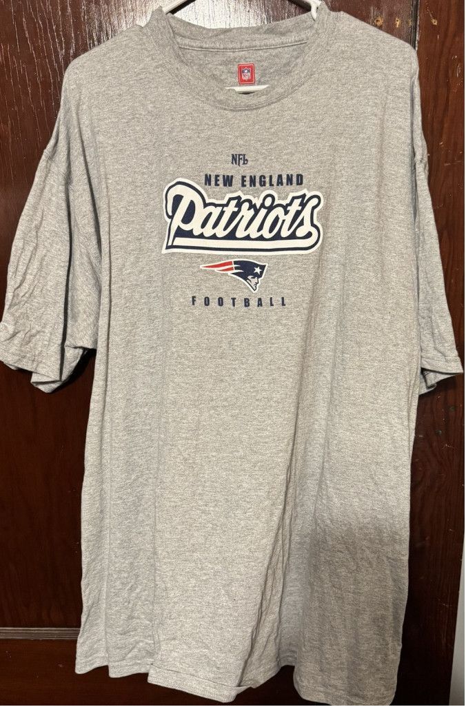 Lee New England Patriots T-Shirt Men XXL Gray VF Imagewear Size US XXL / EU 58 / 5 - 1 Thumbnail