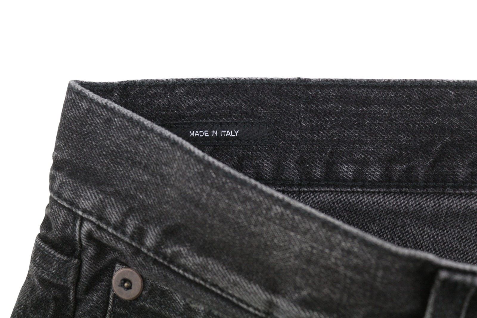 R13 BOYFRIEND 27 Wilson Black Faded Cropped Relaxed 86320 Size 27" / US 4 / IT 40 - 6 Thumbnail