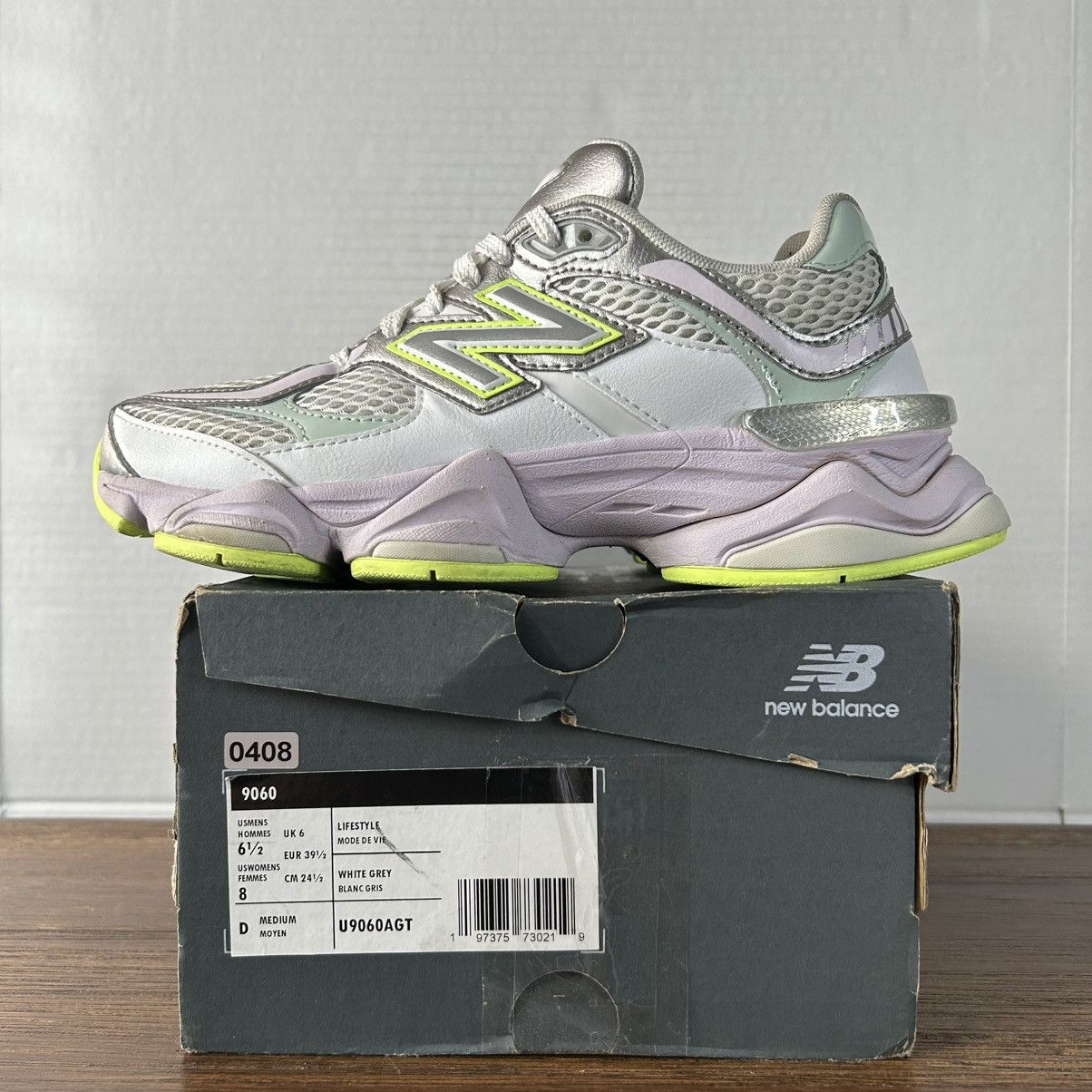 New Balance New Balance 9060 White Taro Sneakers Size M6.5/W8 Size US 8 / IT 38 - 2 Thumbnail