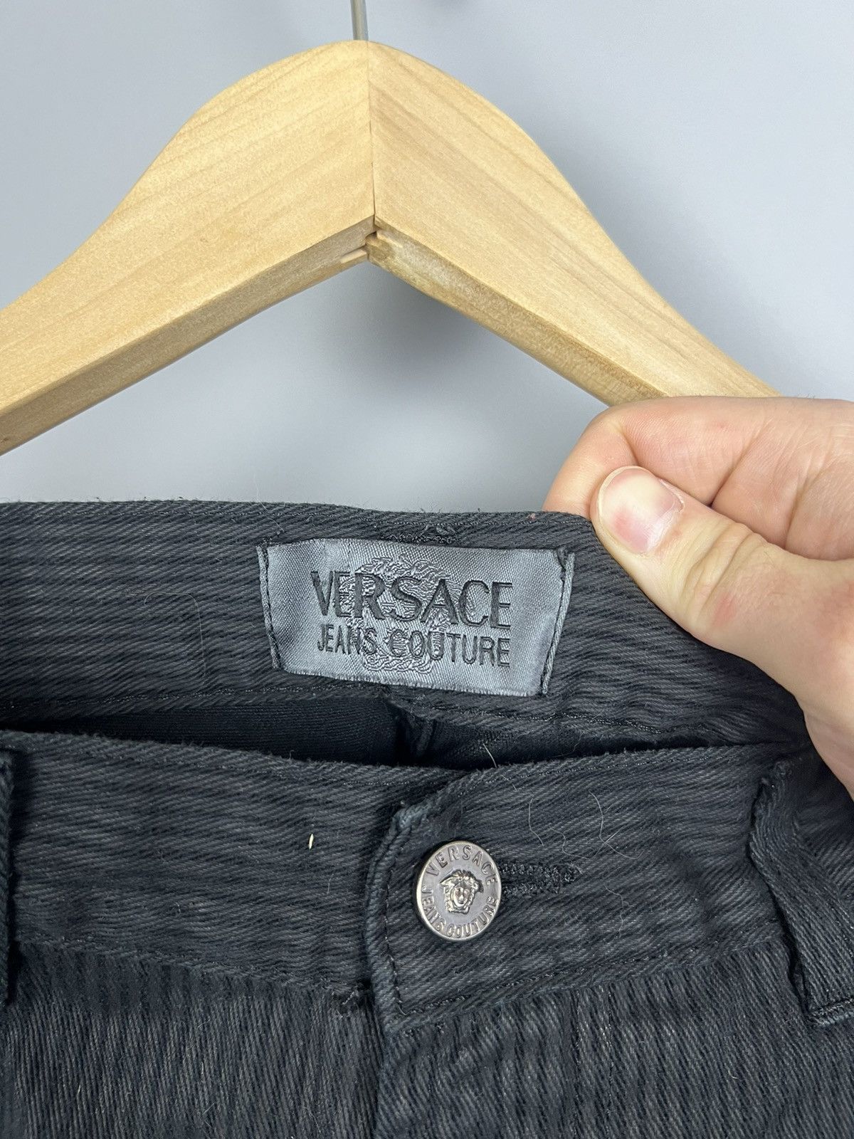 Versace Jeans Couture Versace Jeans Couture Vintage stripe cotton pants casual Size US 36 / EU 52 - 6 Thumbnail