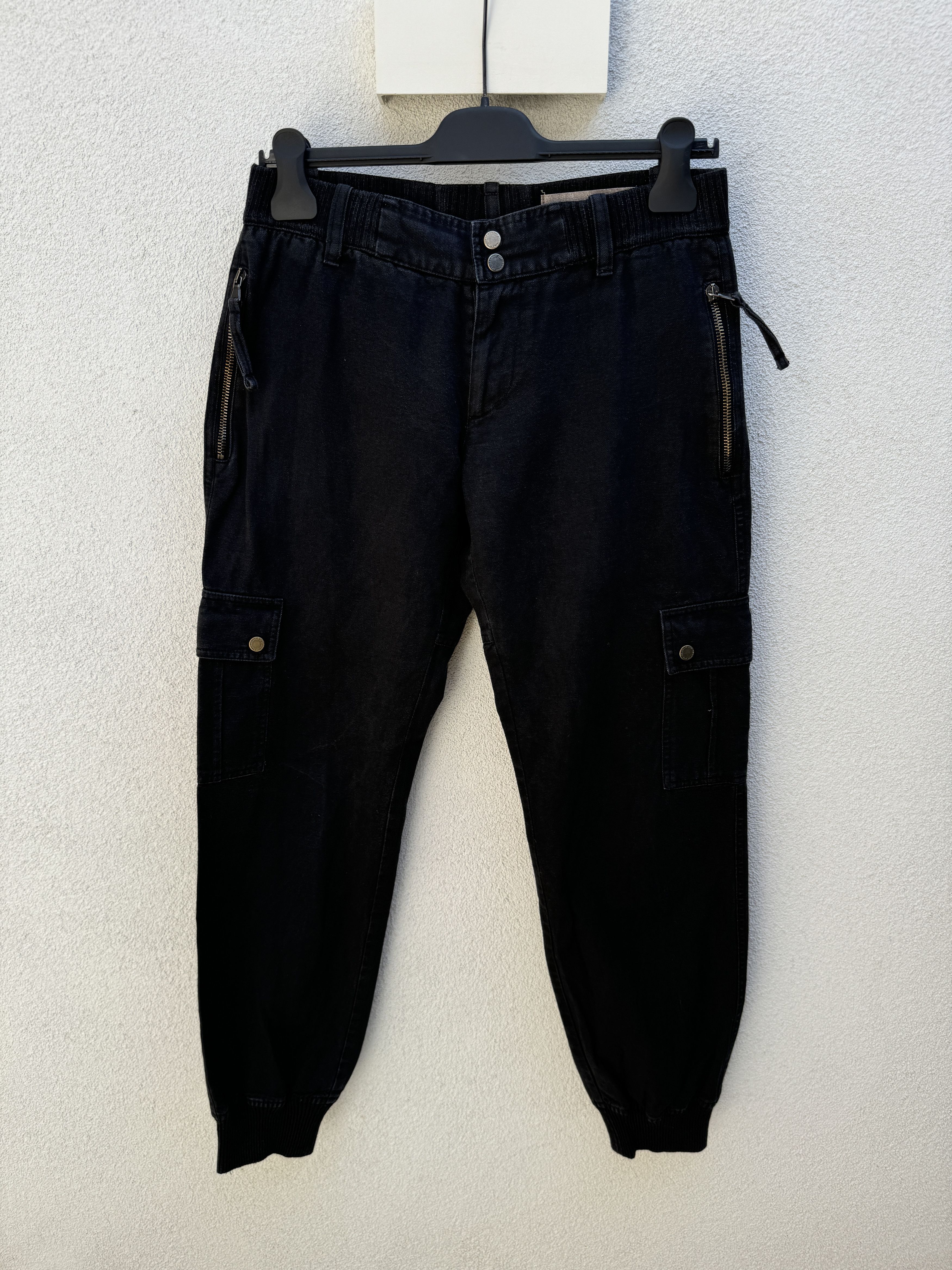 Absolut Joy Absolut Joy Vintage Black Cargo Pants Size M Size US 32 / EU 48 - 1 Thumbnail