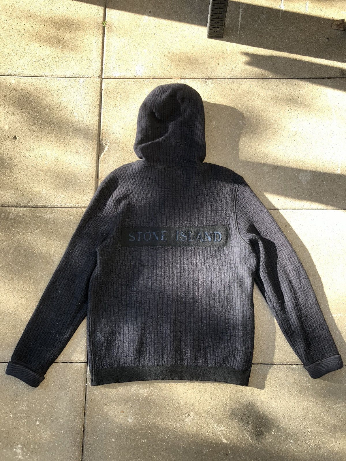 Stone Island × Vintage Stone Island AW04 Knitted Zip-Up Sweater Size US L / EU 52-54 / 3 - 1 Thumbnail