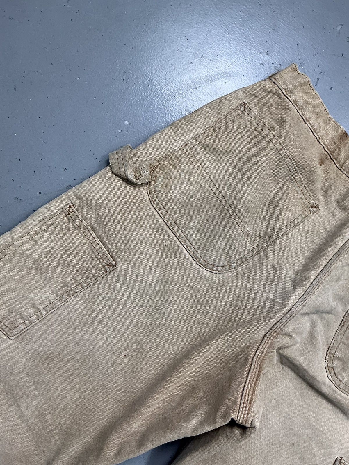 Carhartt Vintage sunfade Carhartt blanket line double knee denim Size US 34 / EU 50 - 16 Thumbnail