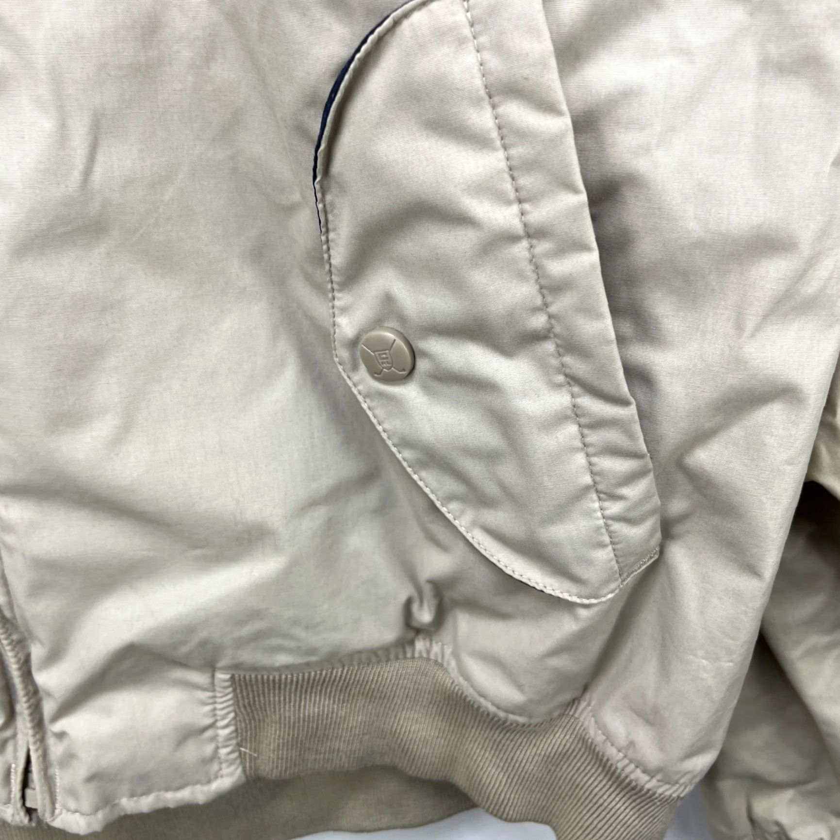 Ralph Lauren VINTAGE Ralph Lauren Chaps Windbreaker Jacket Golf Large Beige Mens Jacket Size US L / EU 52-54 / 3 - 6 Thumbnail
