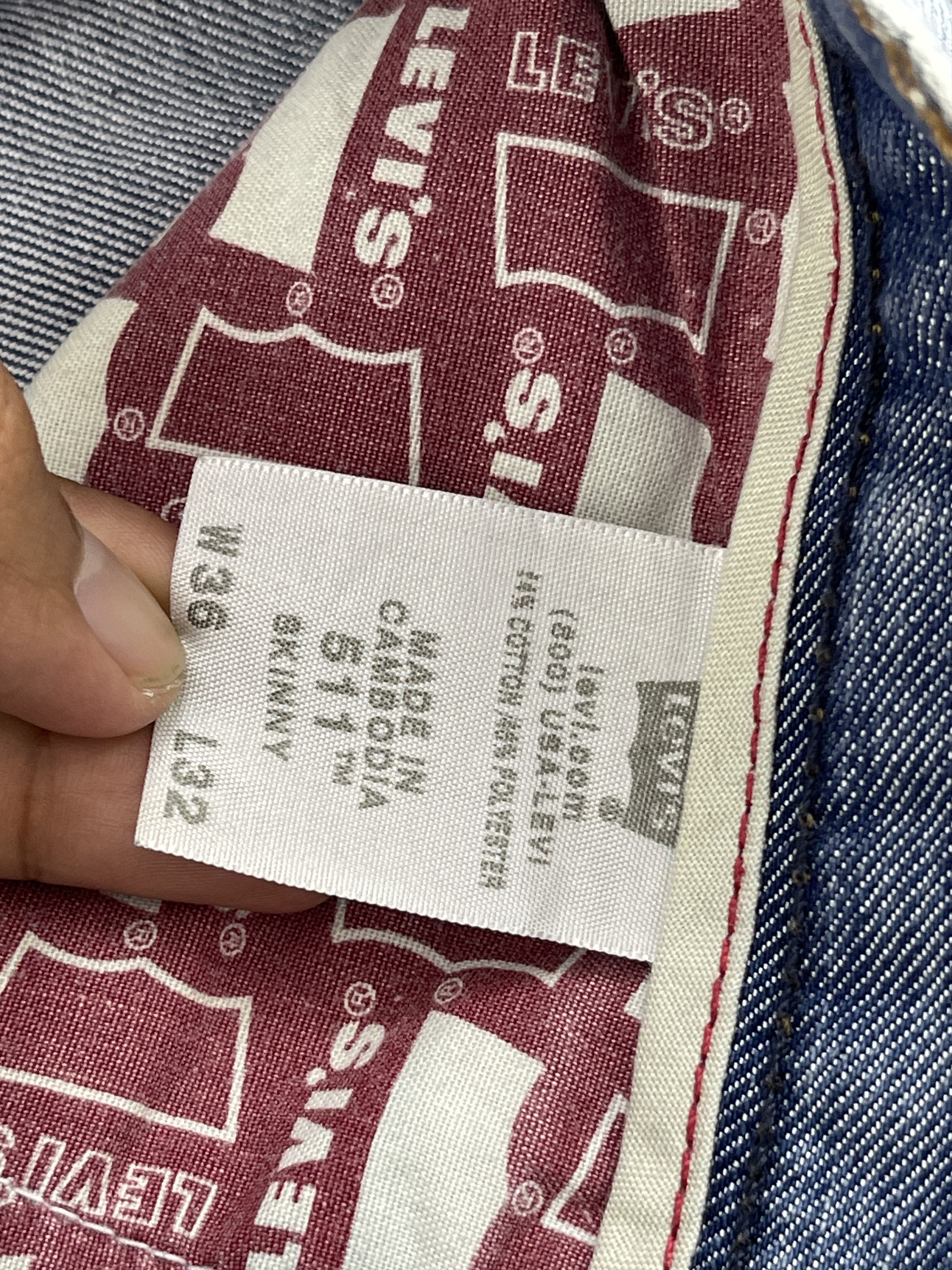 Levi's × Vintage Vintage Levis 511 Faded Blue Jeans DP2486 Size US 36 / EU 52 - 8 Thumbnail