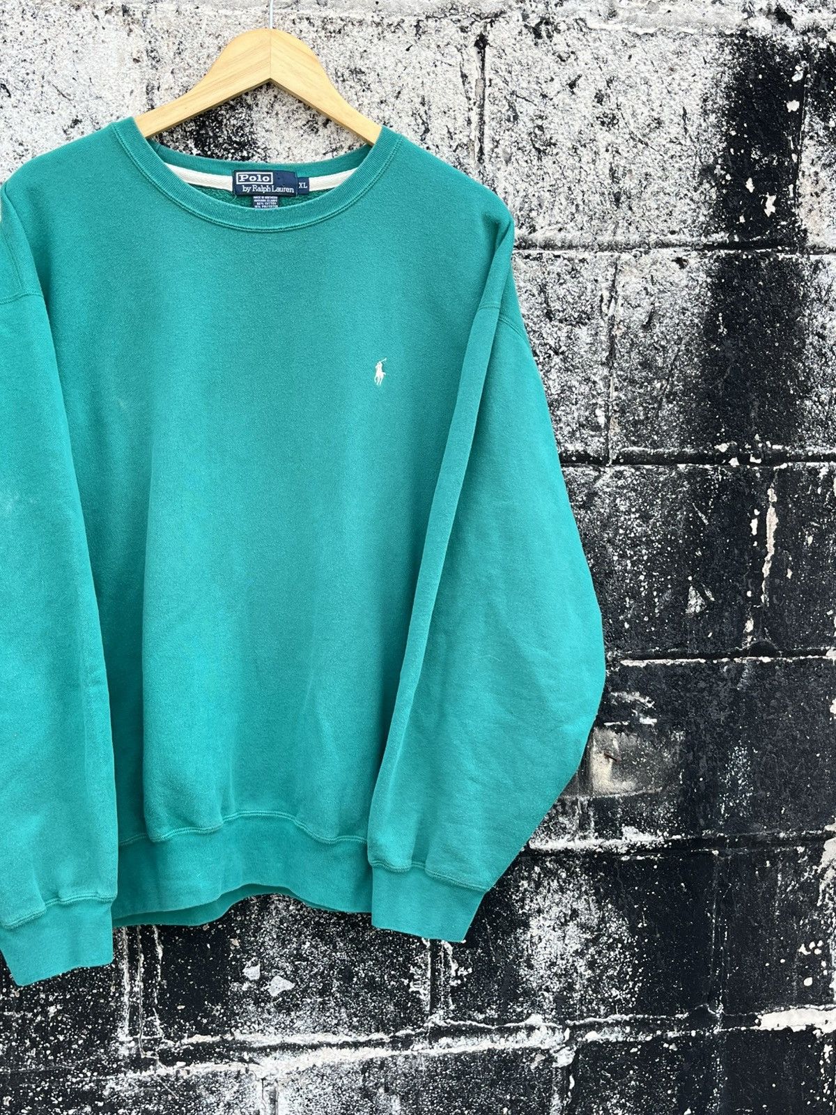 Other Polo Ralph Lauren vintage teal essential crewn preppy rare Size US XL / EU 56 / 4 - 3 Thumbnail