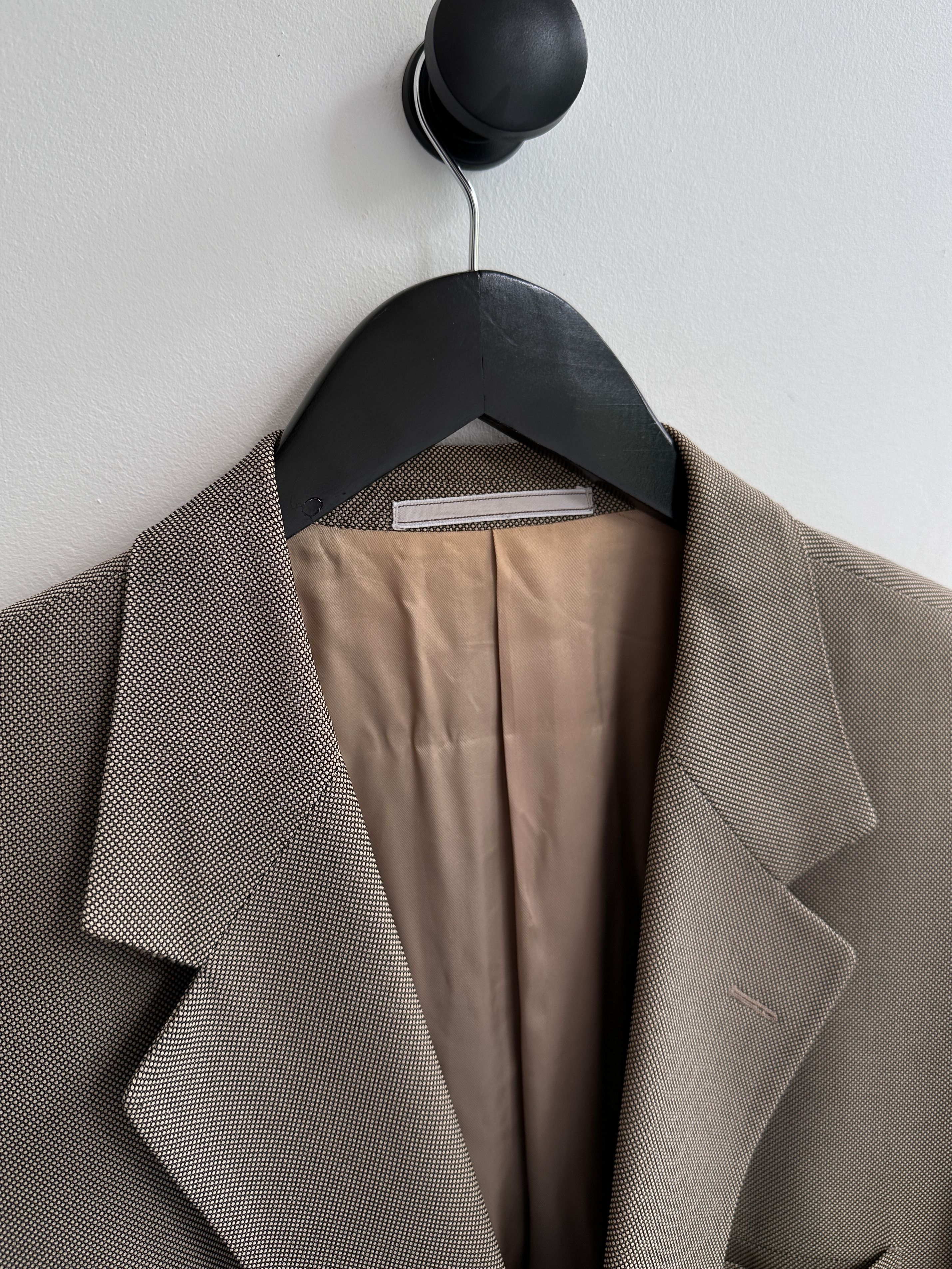 Vintage Vintage Versace V2 Classic Beige Blazer Size 54R - 5 Thumbnail