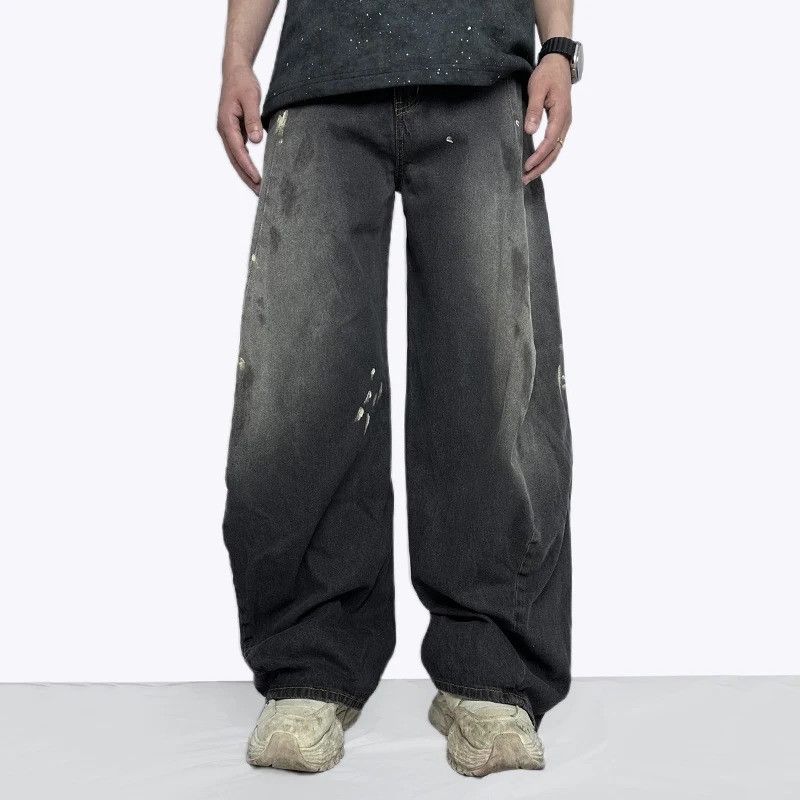 Jean Ink Splash Jeans Size US 32 / EU 48 - 3 Thumbnail