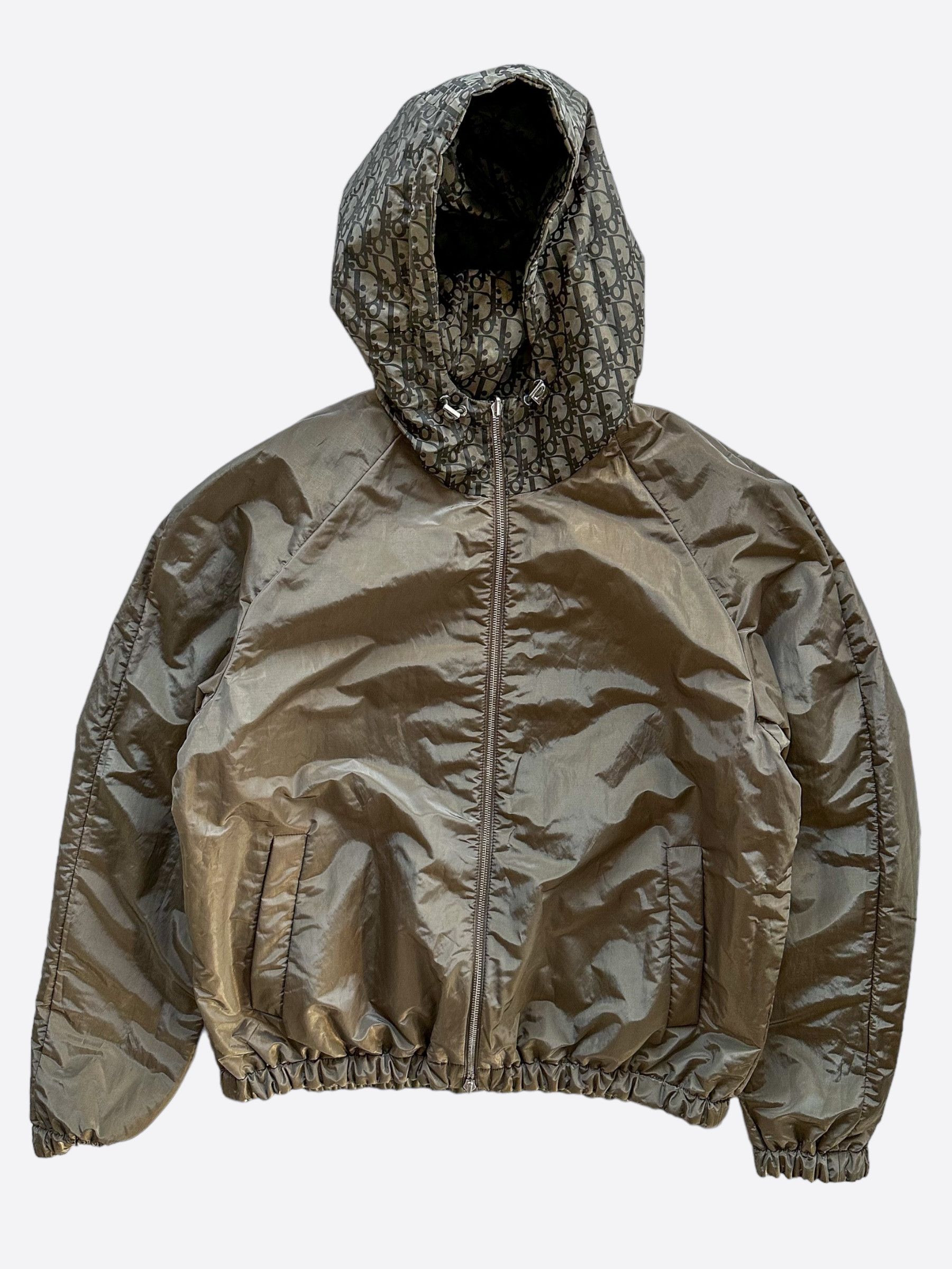 Dior Dior Olive Oblique Reversible Leather Jacket Size US XXL / EU 58 / 5 - 2 Thumbnail