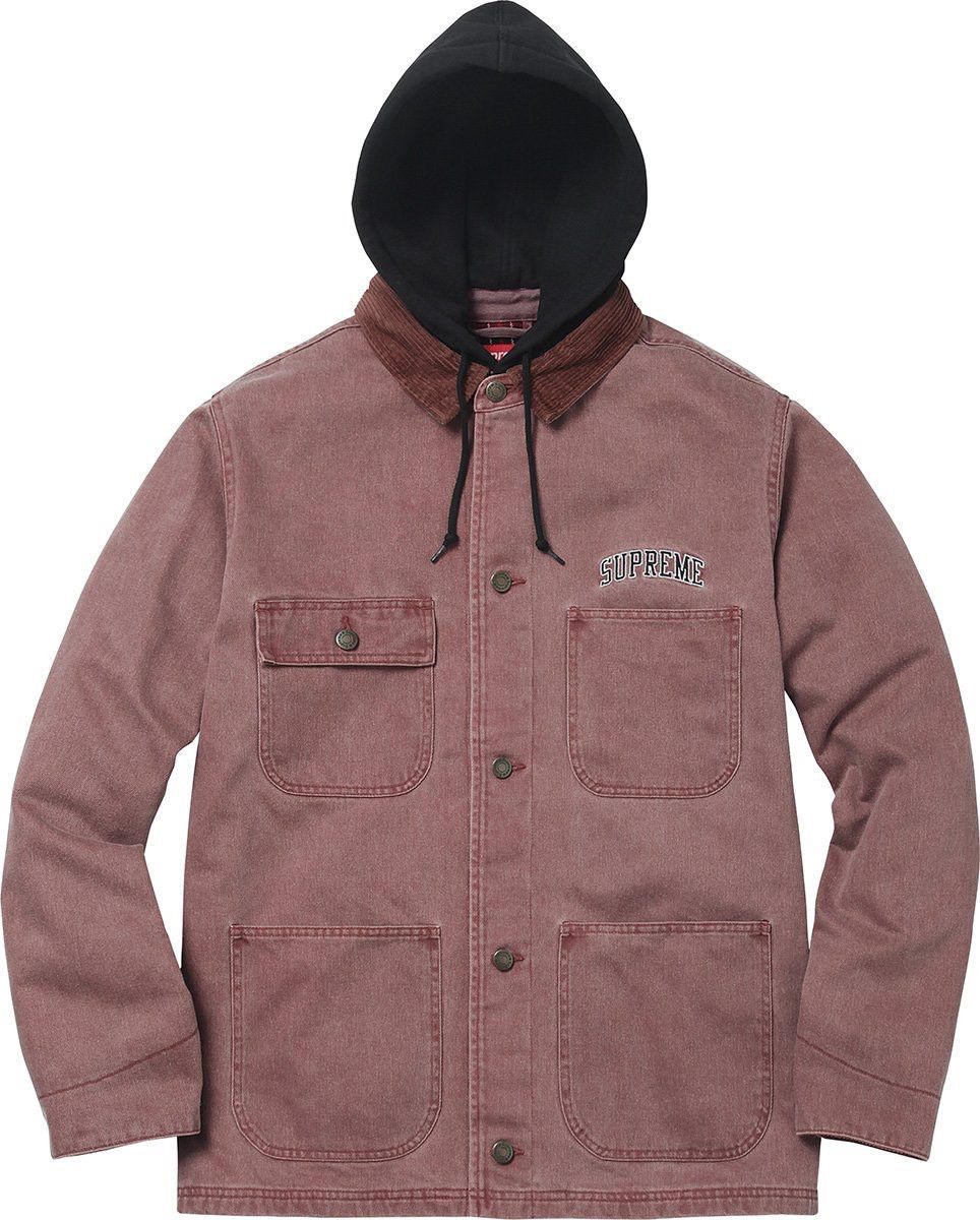 Supreme Supreme Denim Hooded Chore Coat Medium Size US M / EU 48-50 / 2 - 7 Thumbnail