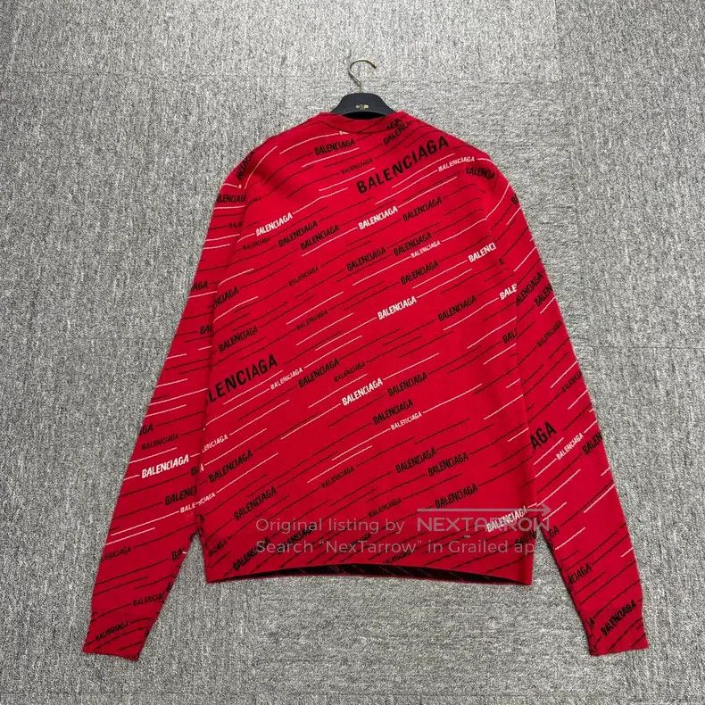 Balenciaga Balenciaga Bullet train full print wool sweater Size US XS / EU 42 / 0 - 5 Thumbnail