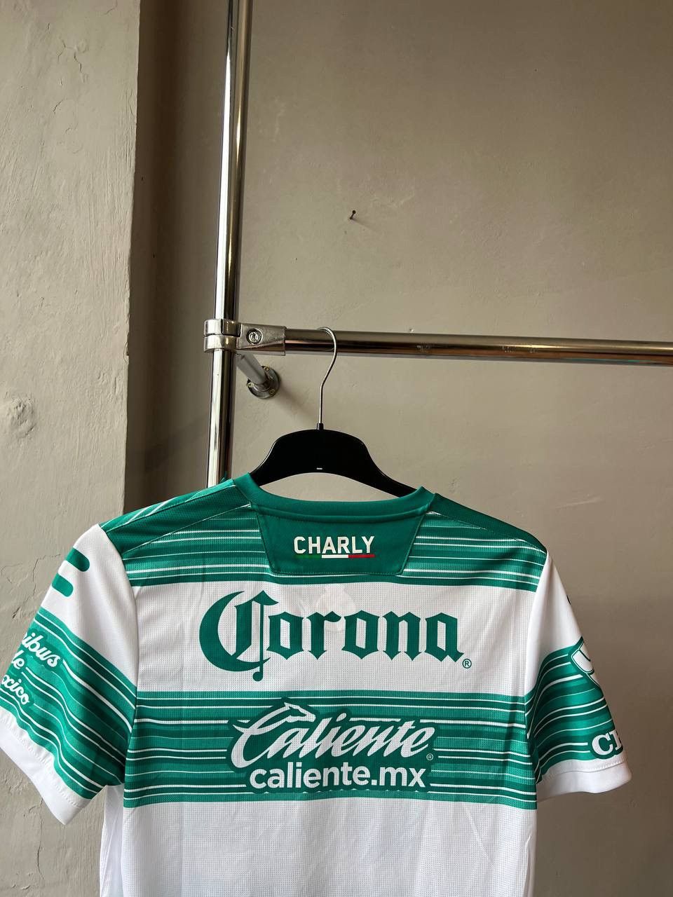 Sports Specialties 2021/22 SANTOS LAGUNA HOME RARE SOCCER JERSEY SHIRT CHARLY Size US S / EU 44-46 / 1 - 12 Thumbnail