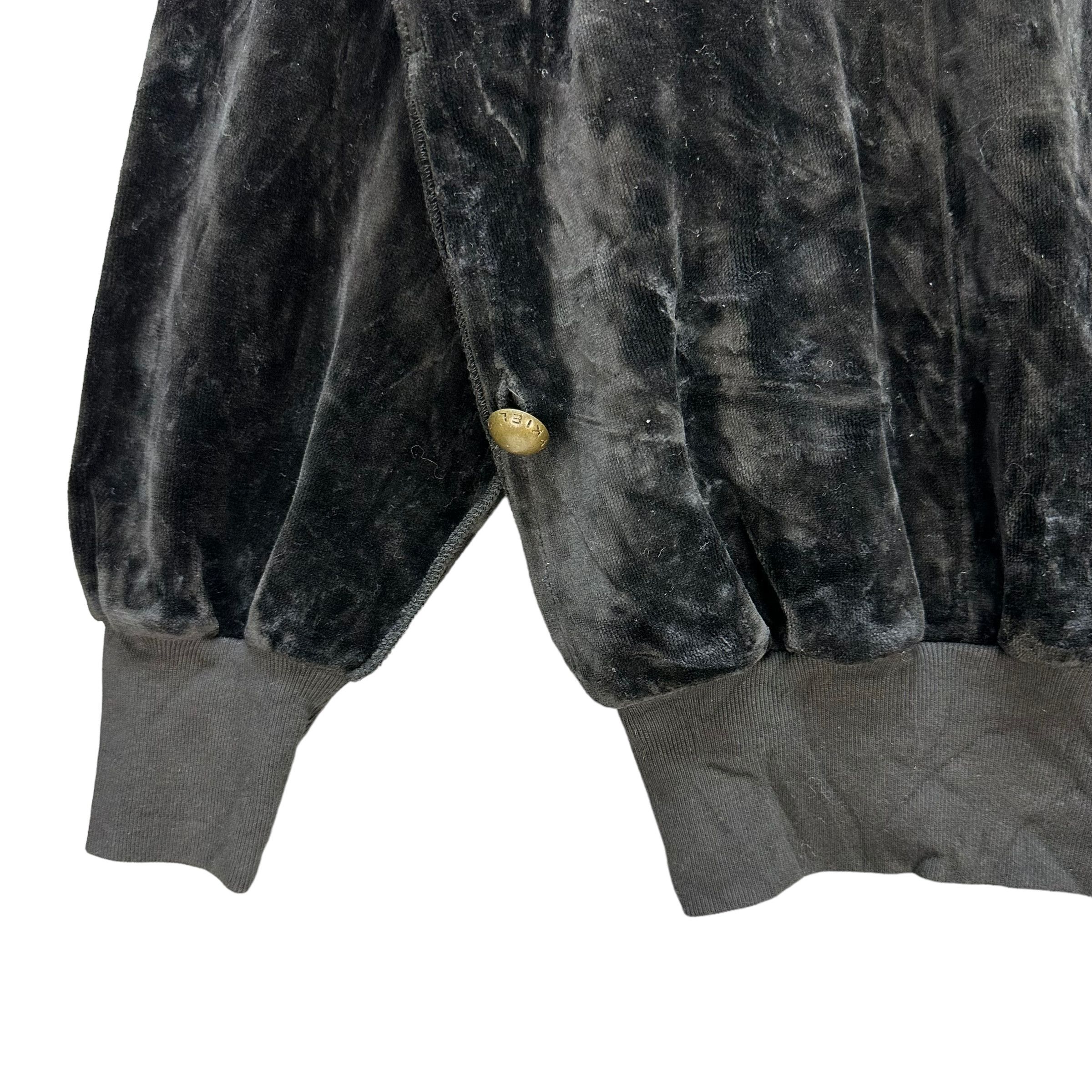 Sonia Rykiel Sonia Rykiel VELOURS DELUXE Big Logo Velvet Jacket #A3-0071 Size S / US 4 / IT 40 - 4 Thumbnail