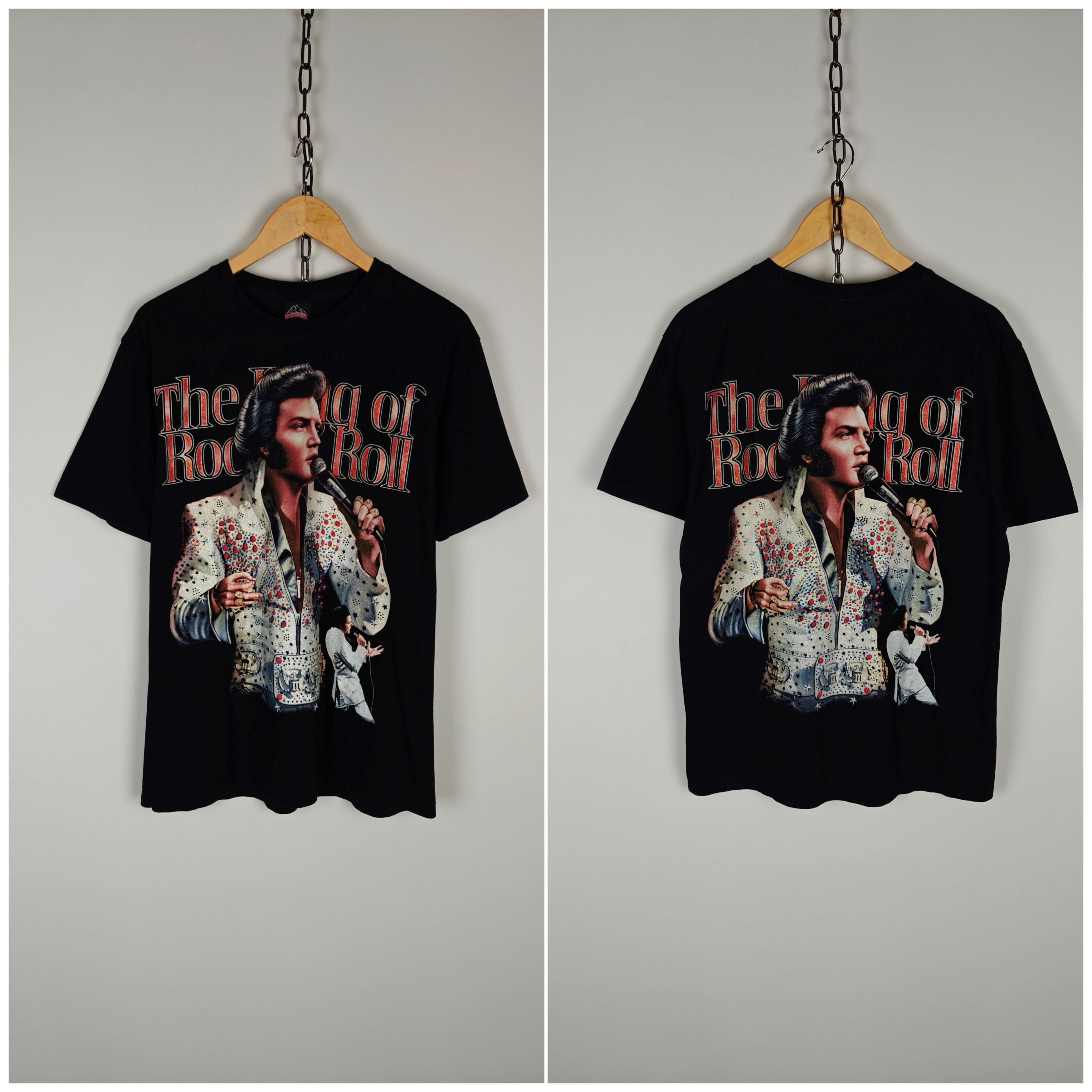 Other Rock Tees Vintage Elvis Presley Tee Double Big Logo Size L Size US L / EU 52-54 / 3 - 1 Thumbnail