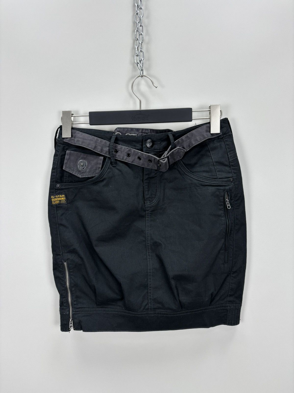 G-Star Womens cargo skirt Y2k G Star Raw Size 26 Color Black Size 25" / US 0 / IT 36 - 2 Thumbnail
