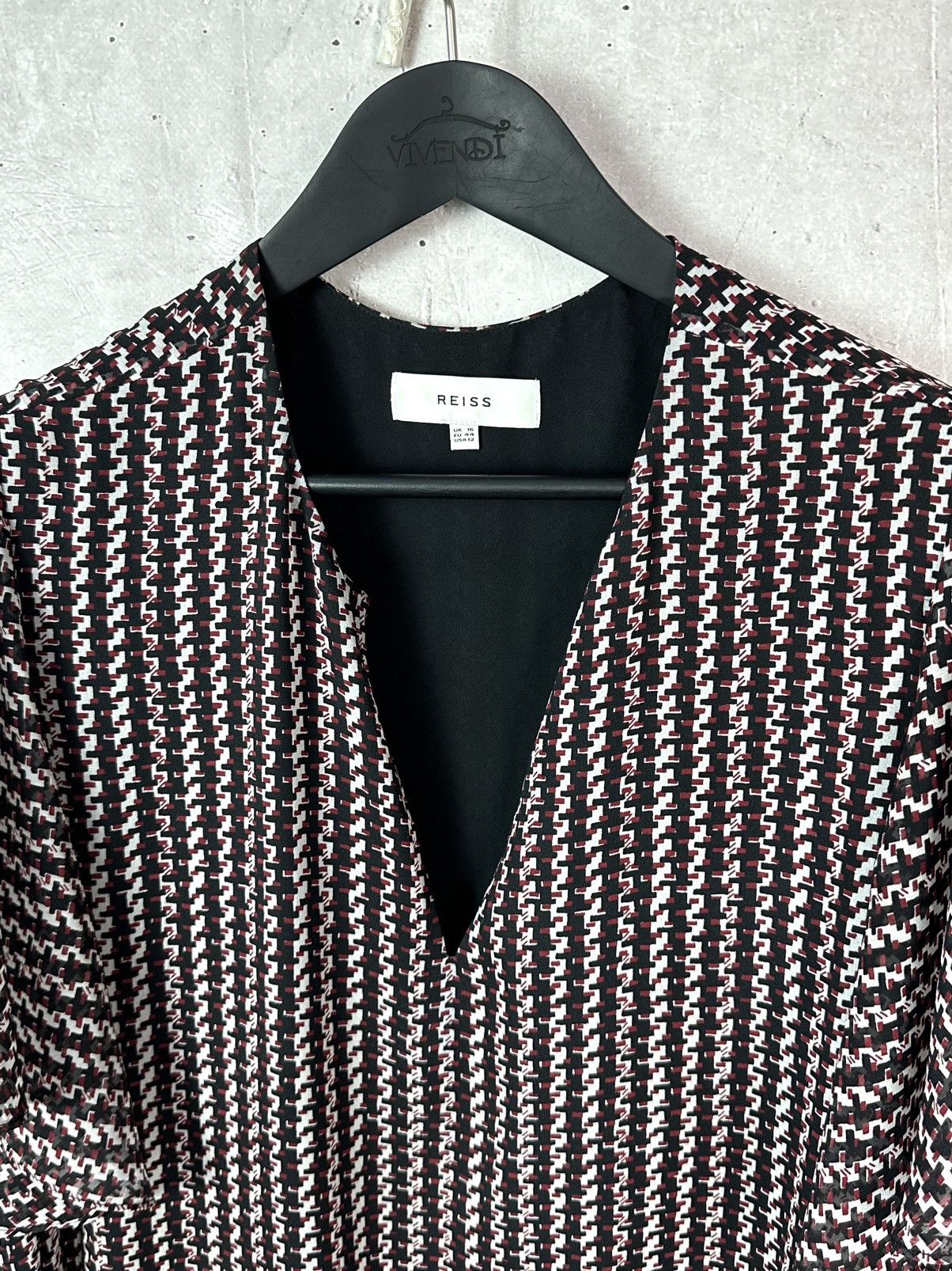 Reiss Reiss Anna Short Sleeve Multicolor Midi Length Dress Size XL / US 12-14 / IT 48-50 - 4 Thumbnail
