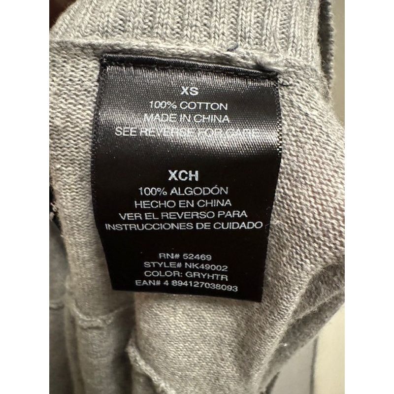 Norma Kamali Norma Kamali Grey Plunge Cardigan Sweater XS Size XS / US 0-2 / IT 36-38 - 4 Thumbnail