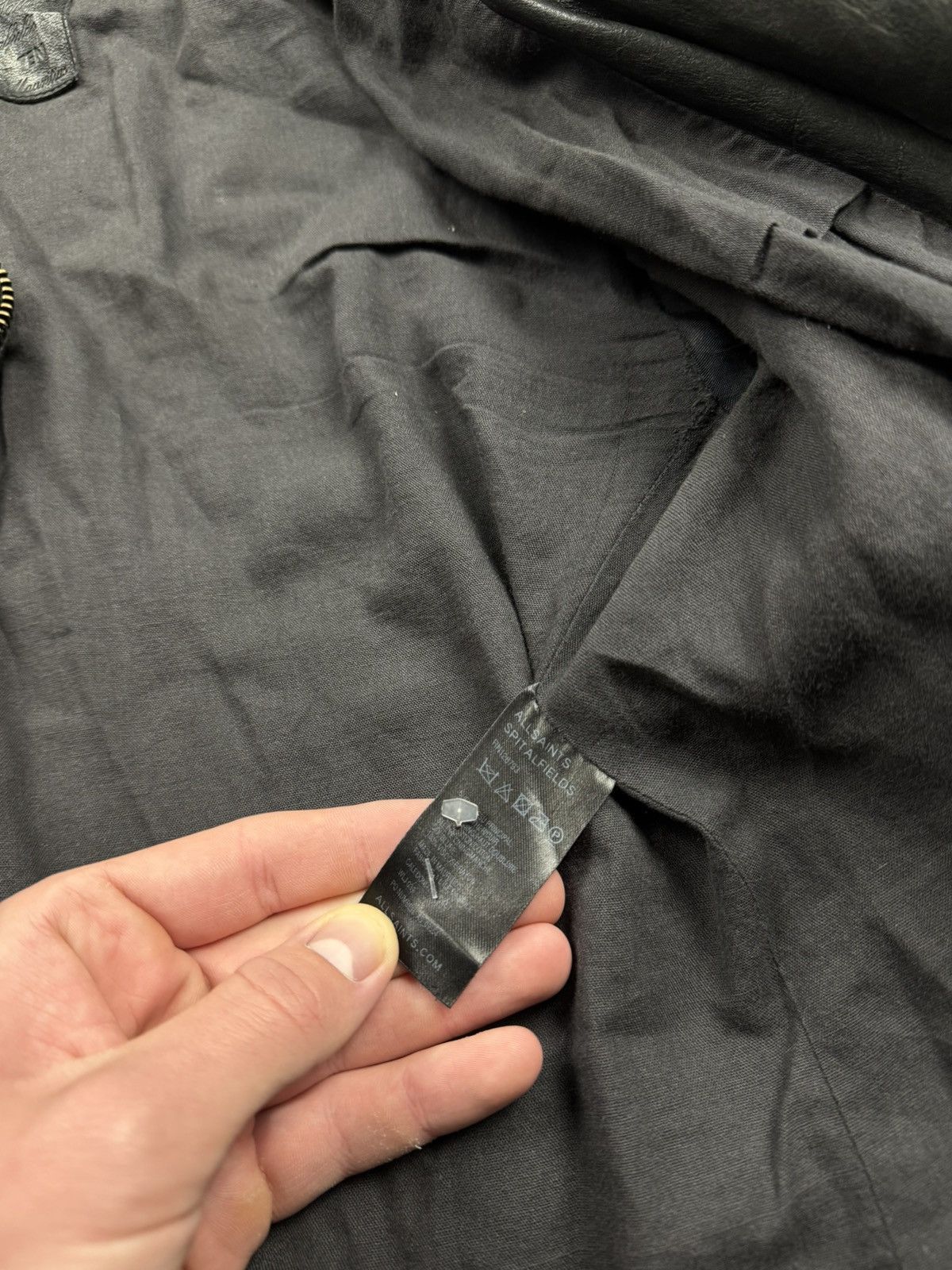 Allsaints AVANT GARDE RICK OWENS STYLE ALLSAINTS OPIUM LEATHER JACKET Size M / US 6-8 / IT 42-44 - 9 Thumbnail