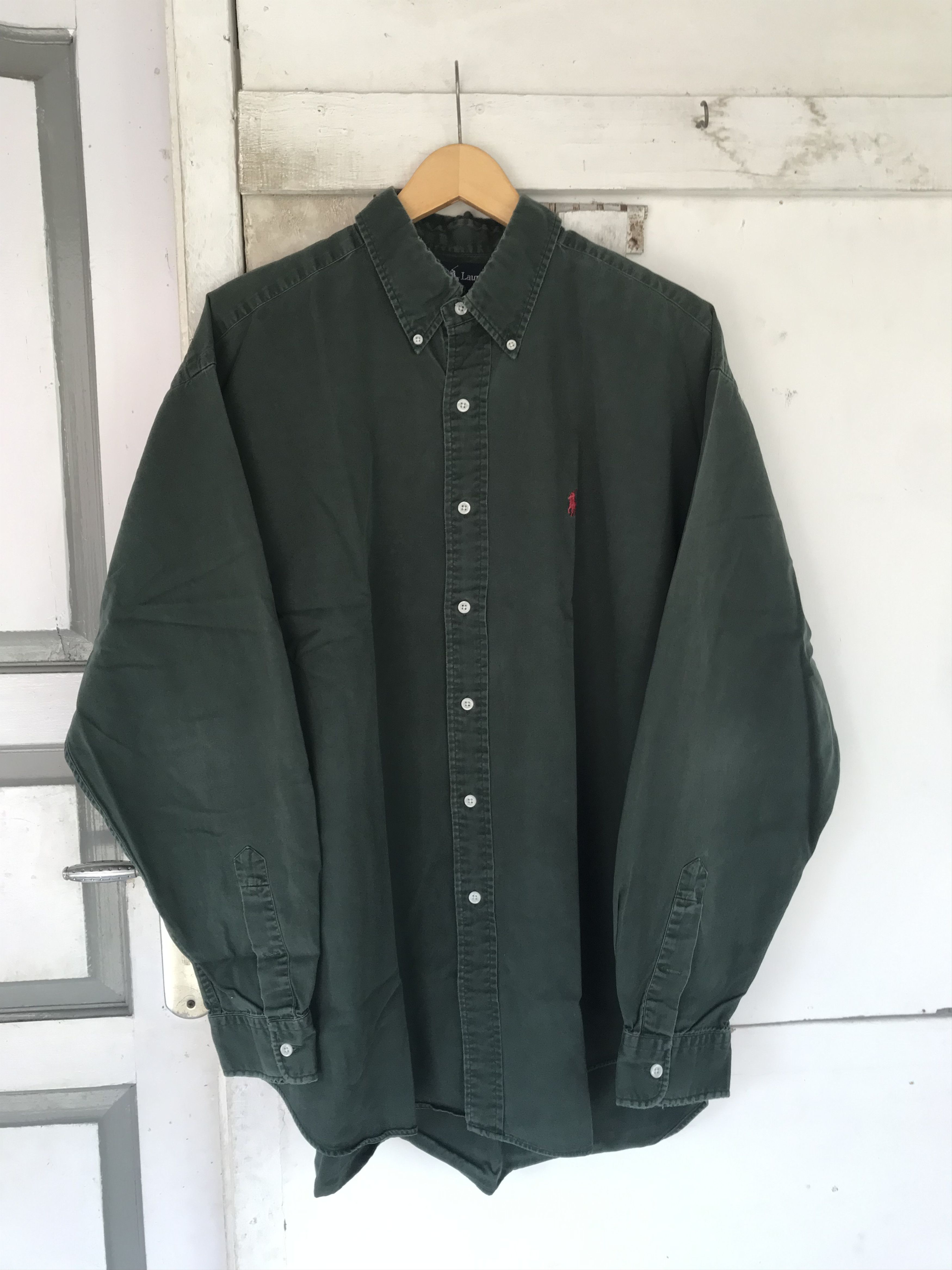 Polo Ralph Lauren × Vintage Vintage worn polo ralph lauren distressed shirts Size US XL / EU 56 / 4 - 1 Thumbnail