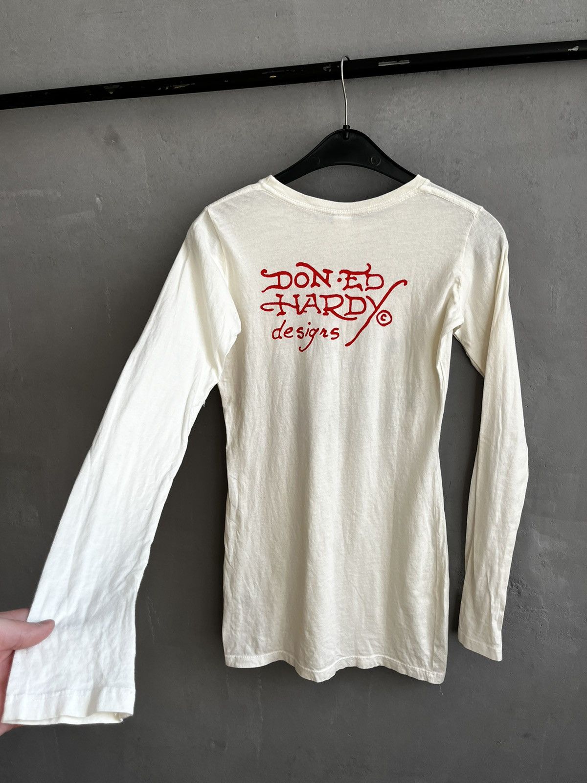 Christian Audigier × Ed Hardy × Vintage Ed Hardy skull long sleeve Size M / US 6-8 / IT 42-44 - 10 Thumbnail