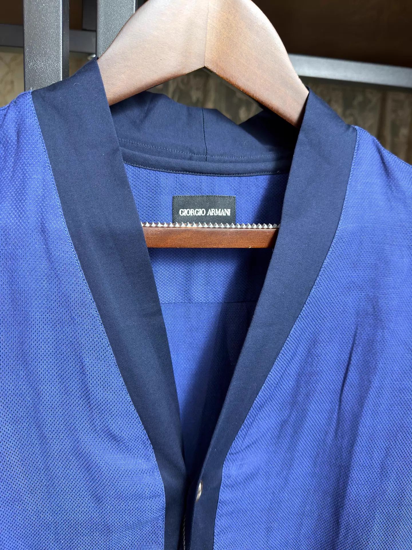 Giorgio Armani Giorgio Armani Slim Linen-Cupro Cardigan 41 Size US XS / EU 42 / 0 - 3 Thumbnail