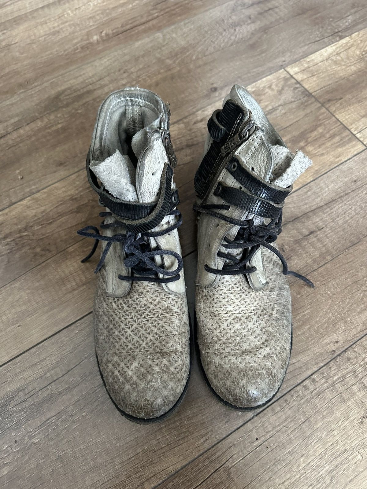 A.S.98 AS 98 Airstep Leather Boots Shoes Vintage Avant Garde Size US 5 / EU 37 - 6 Thumbnail