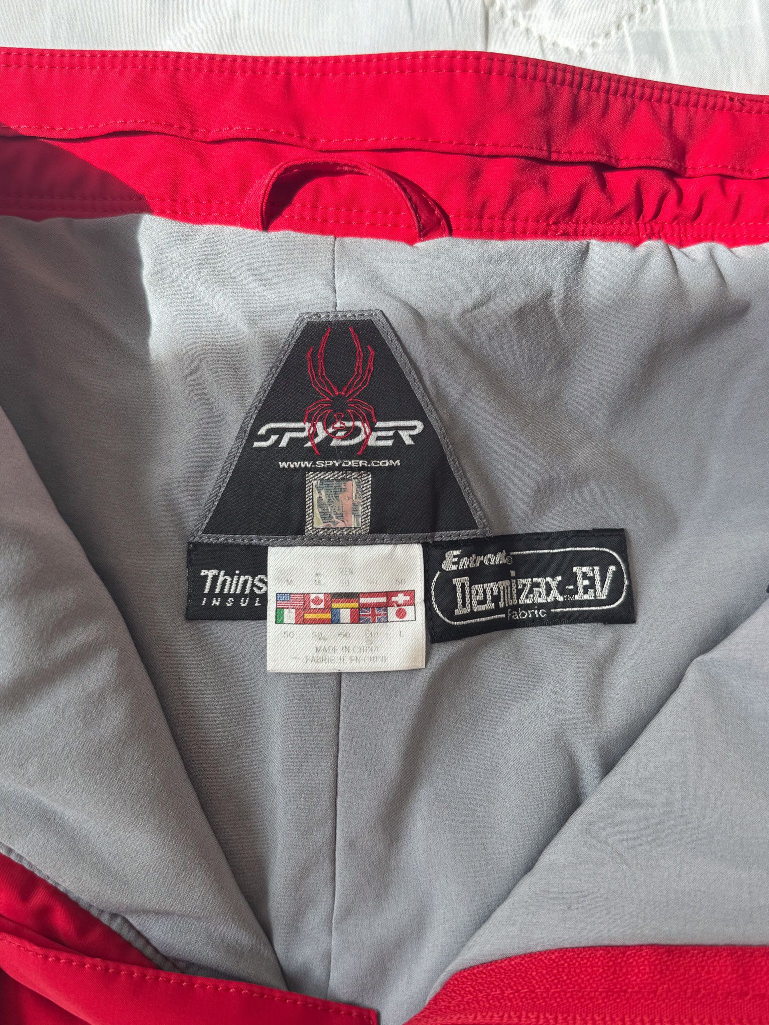 Spyder Spyder Red Ski/Snowboarding Pants Bibs Size US 33 - 2 Thumbnail