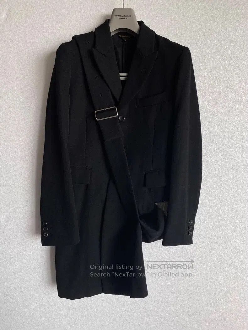 Comme des Garcons Comme des Garcons Wool Tear Strap Coat. Size US S / EU 44-46 / 1 - 1 Thumbnail