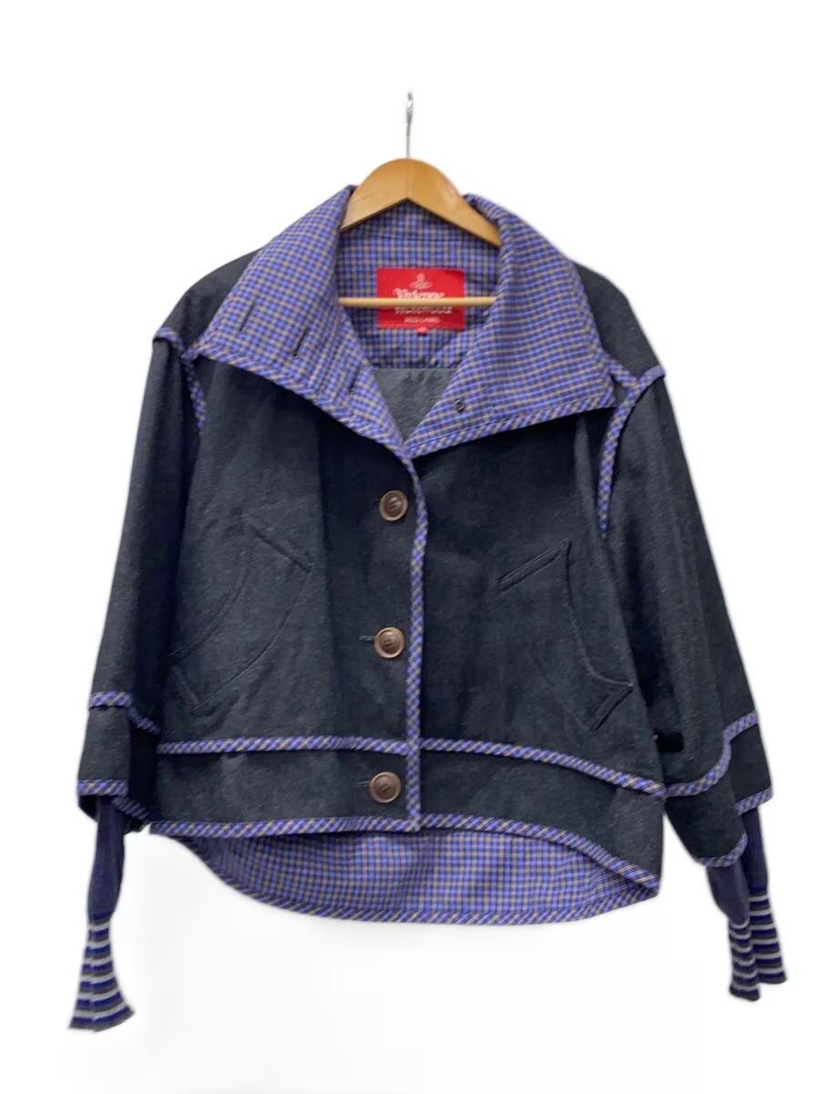 Vivienne Westwood Layered Plaid Wool Jacket Size L / US 10 / IT 46 - 1 Thumbnail